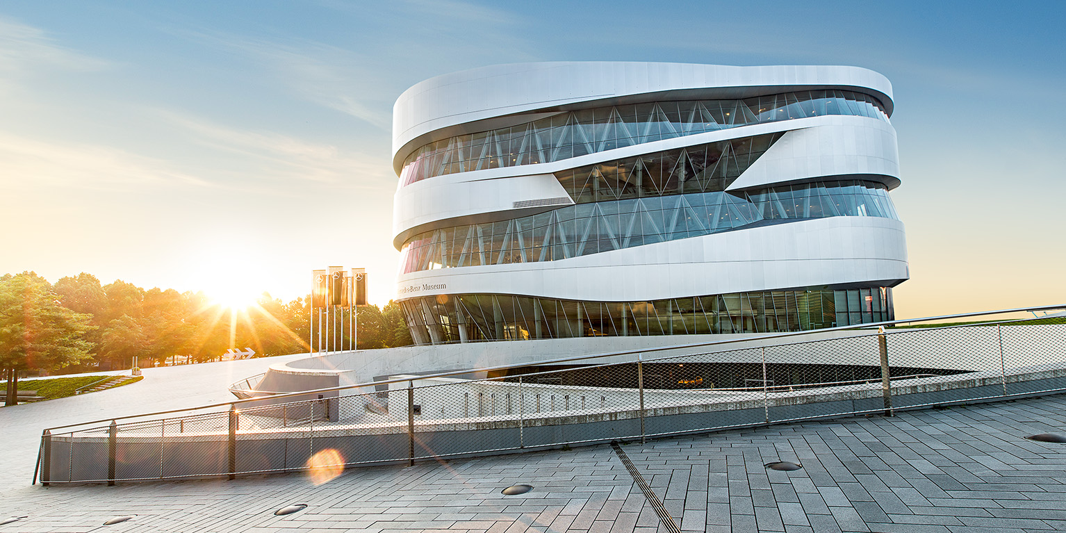 Muzeum Mercedes-Benz Budynek Muzeum Mercedes-Benz w Stuttgarcie.