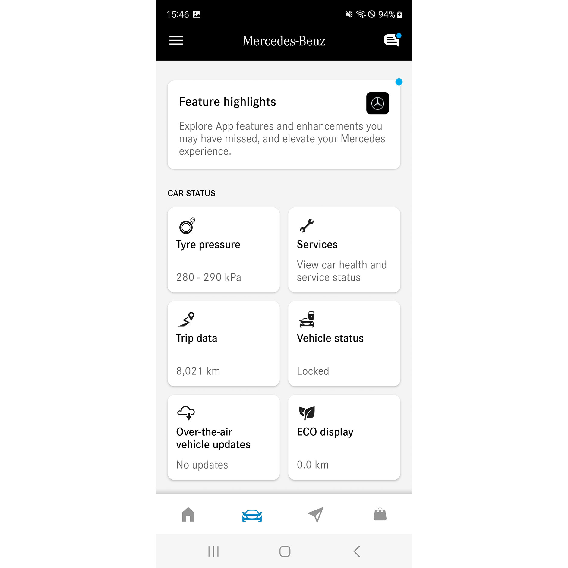 Aplikacja Mercedes-Benz Service | Aplikacje | Mercedes-Benz W aplikacji Mercedes-Benz na smartfonie wyświetlane są przyszłe wymarzone pojazdy Mercedes-Benz.