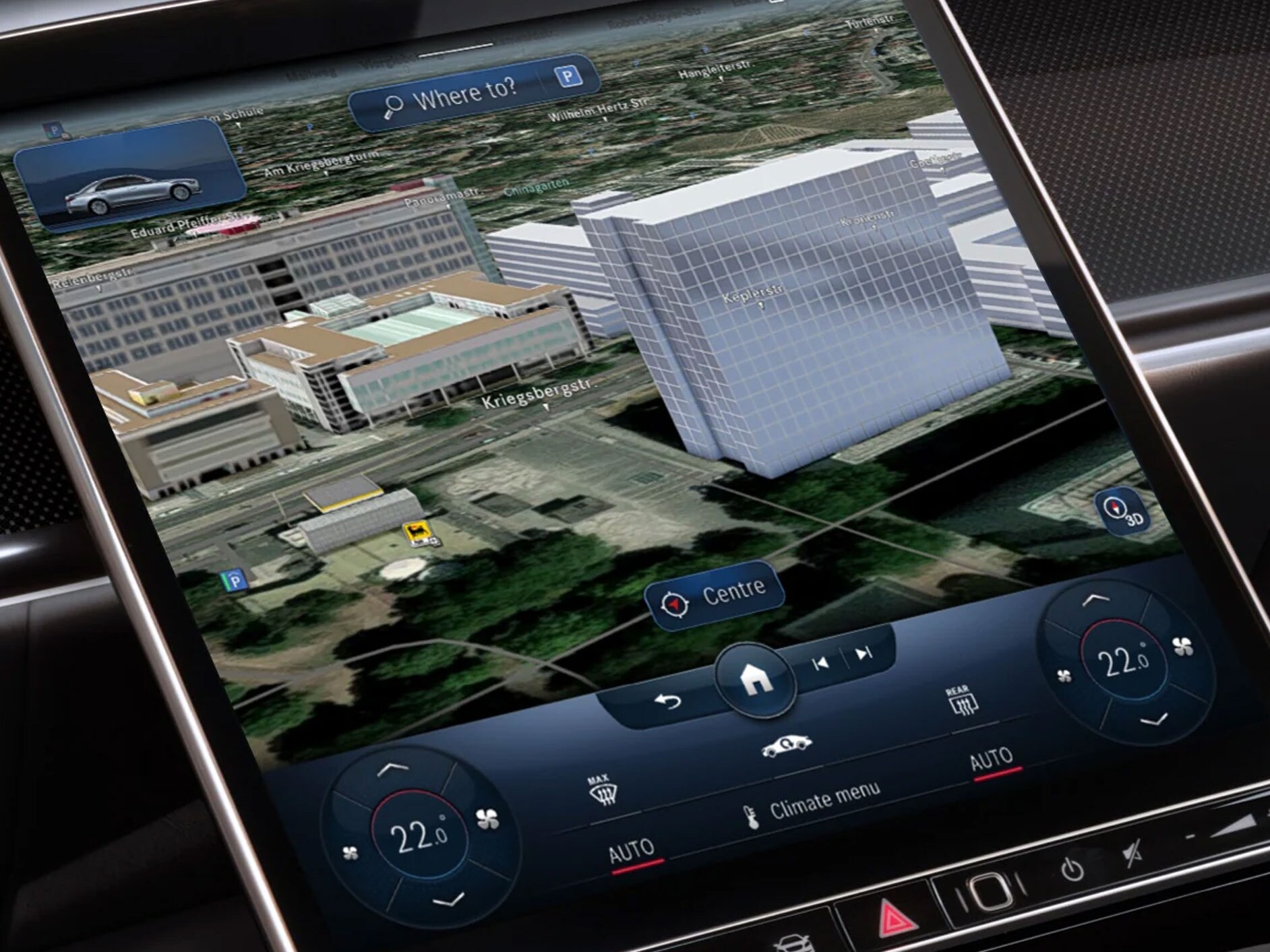 Przykładowy obraz przedstawiający funkcję Obrazy satelitarne.