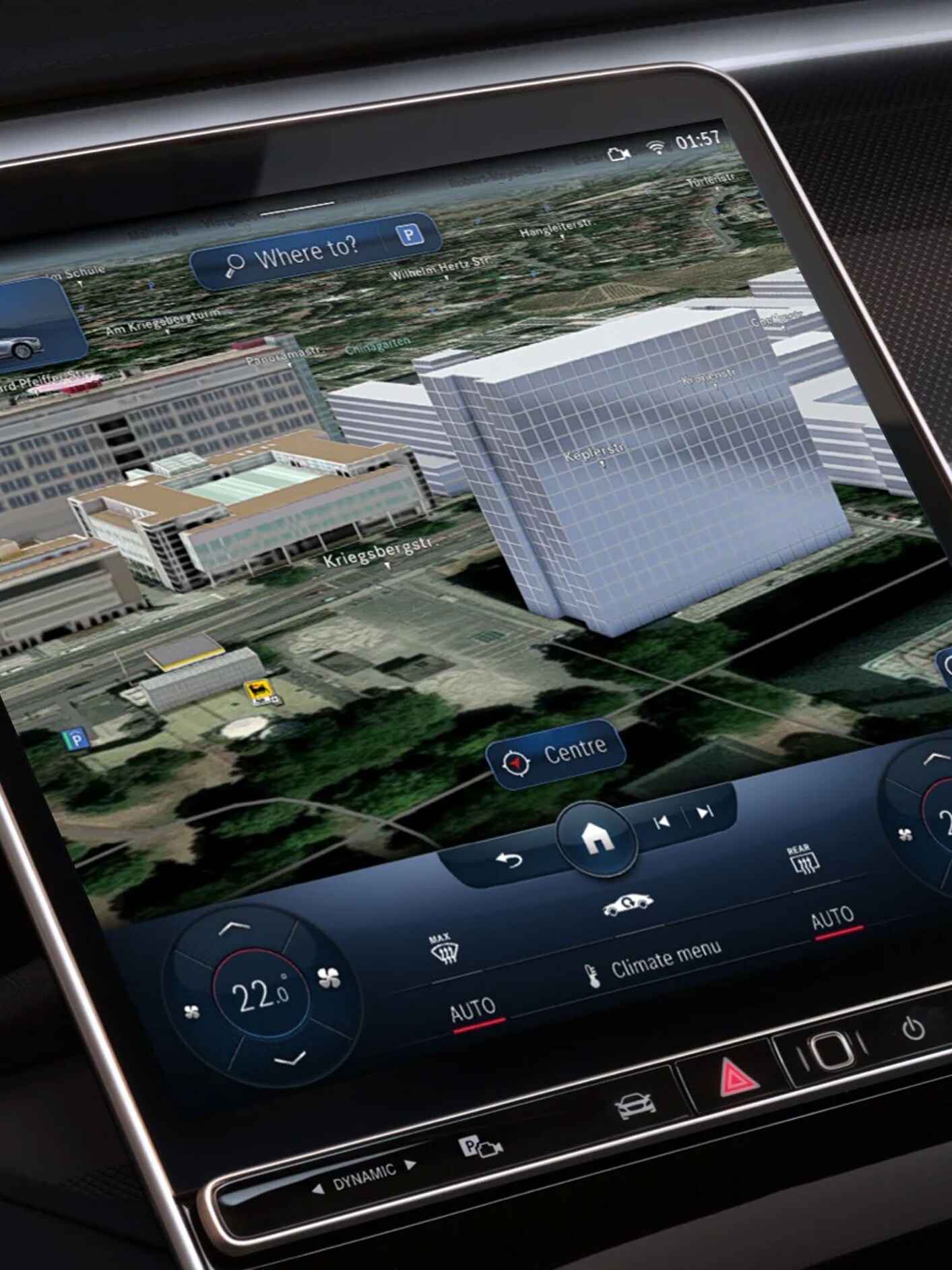 Nawigacja z obrazami satelitarnymi.