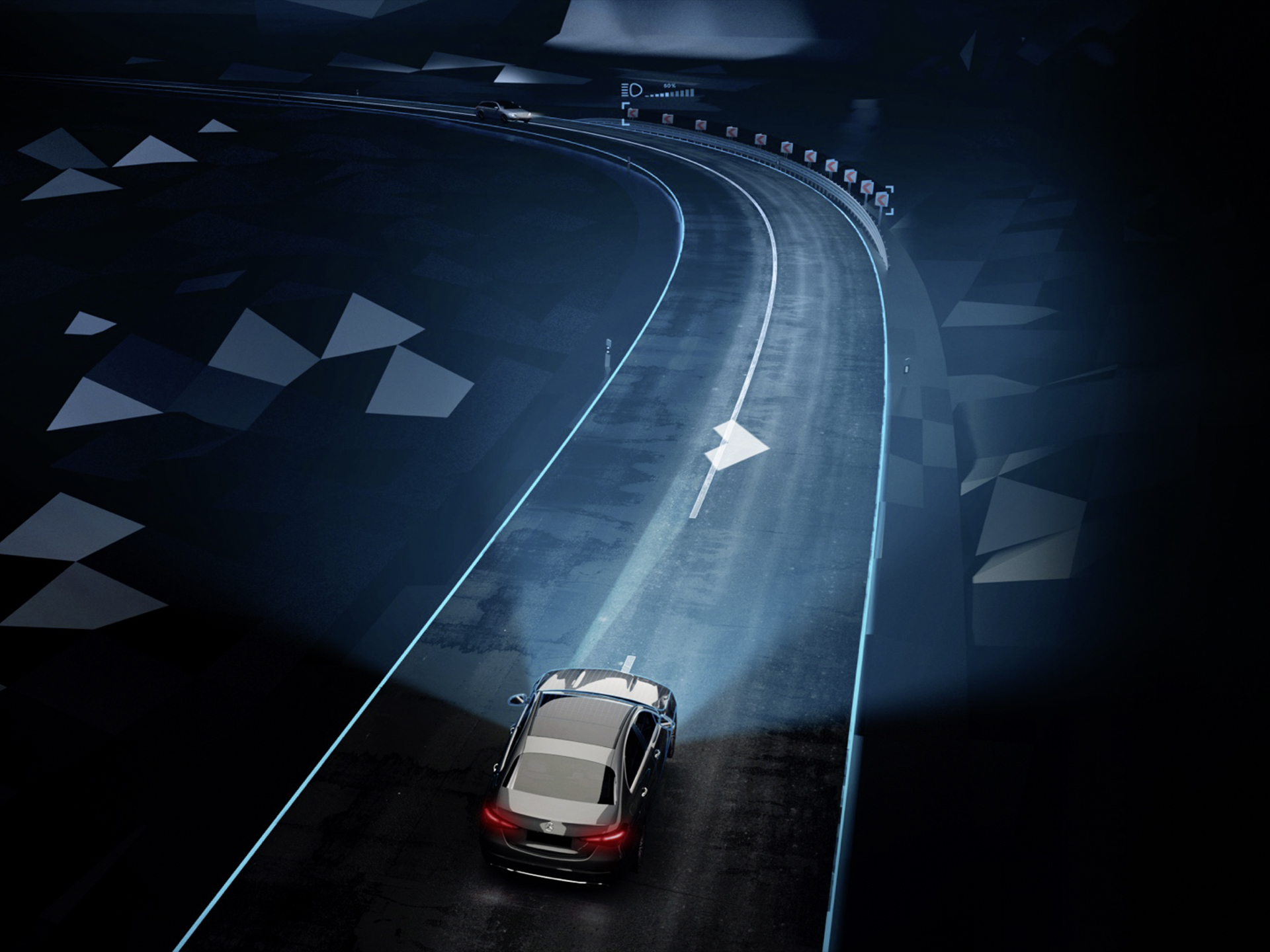 DIGITIAL LIGHT | Bezpieczeństwo | Mercedes-Benz Reflektory DIGITIAL LIGHT od Mercedes-Benz.