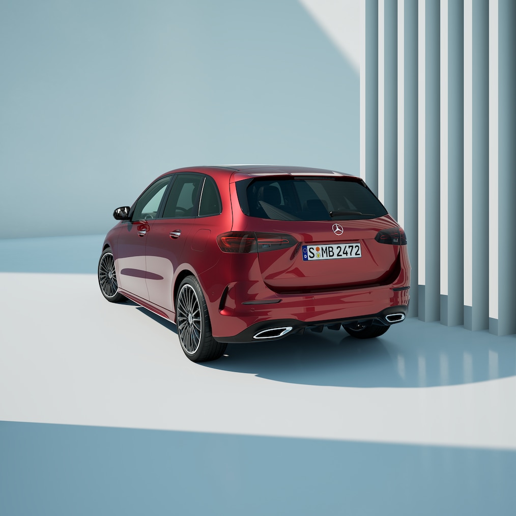 Tył Mercedes-Benz Klasy B.