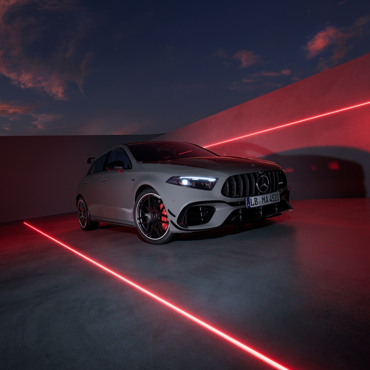 Mercedes-AMG Klasy A z pakietem AMG Design Plus.