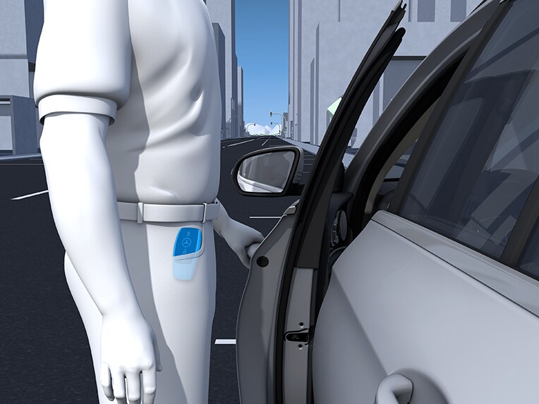 System KEYLESS-GO w nowej Klasie A.