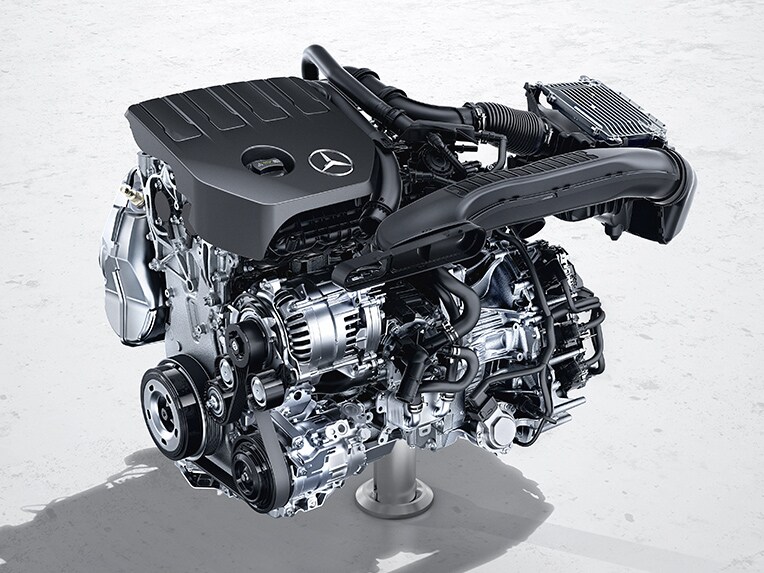 Zintegrowany generator rozruchowy (ISG) w limuzynie Klasy A od Mercedes-Benz.