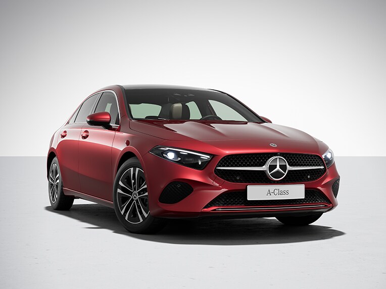 Nadwozie limuzyny Klasy A od Mercedes-Benz z linią wyposażenia Progressive.