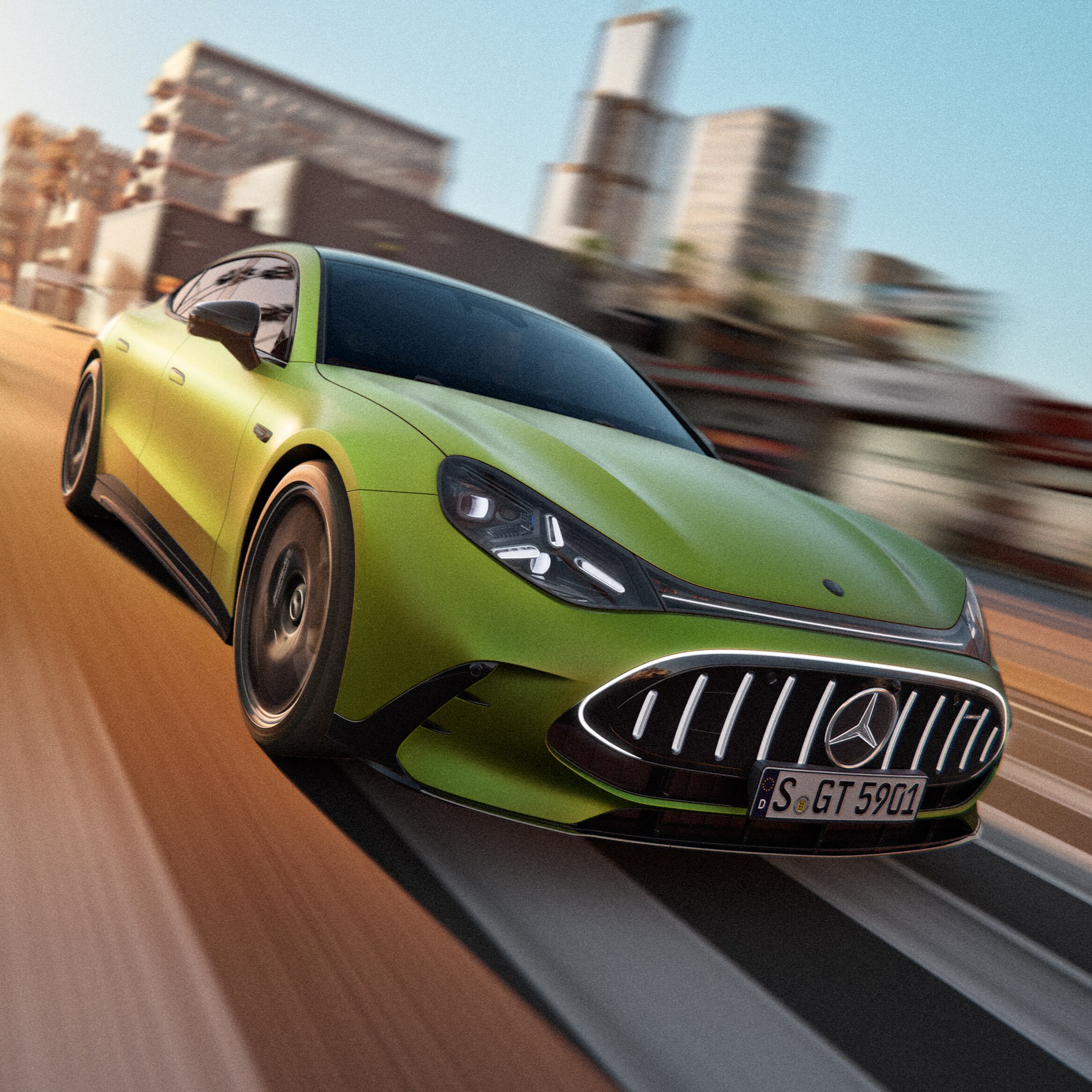 Nadwozie nowego Mercedes-AMG GT 4-Door Coupé.