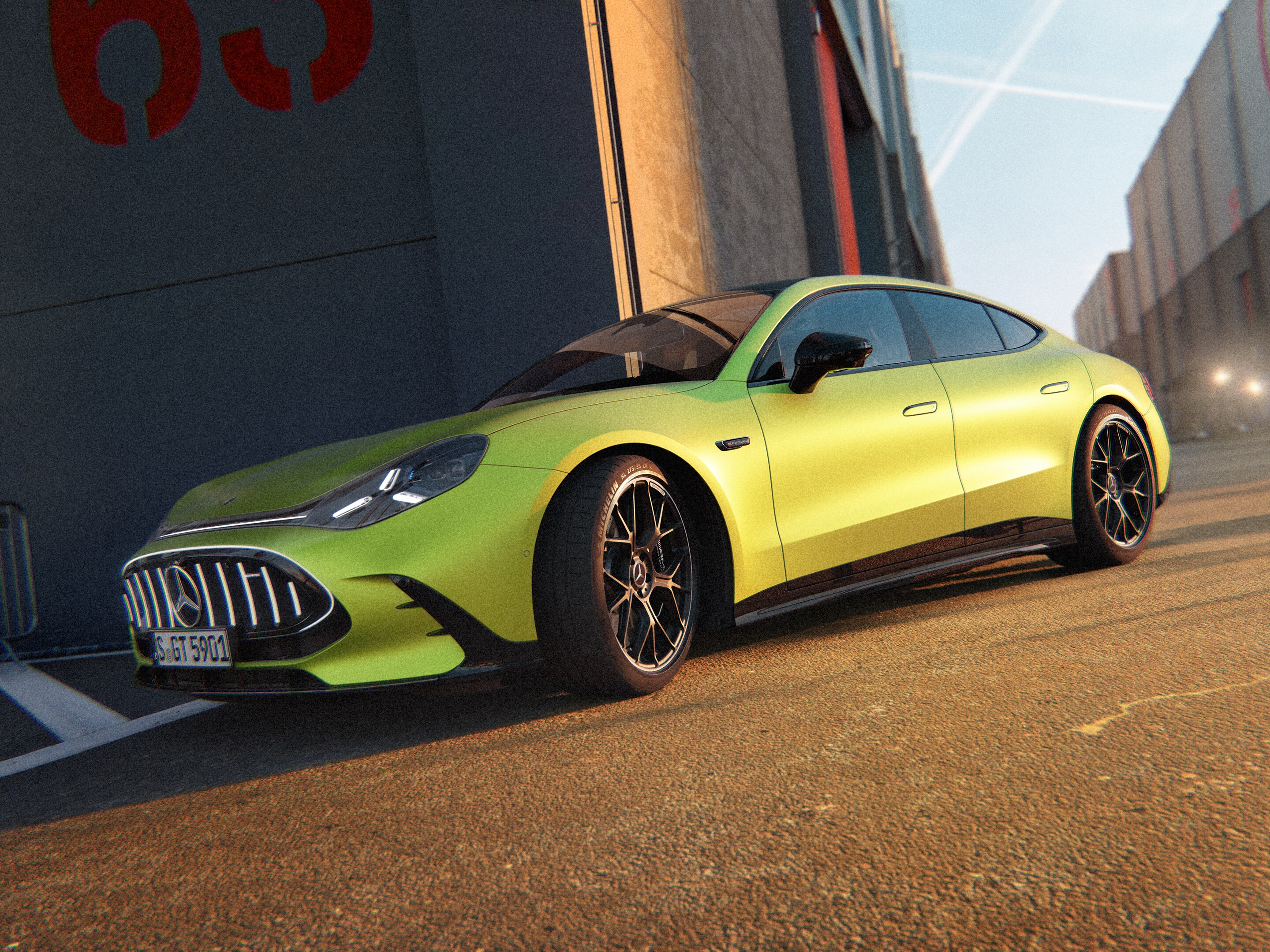 Całkowicie nowy Mercedes-AMG GT 4-Door Coupé.