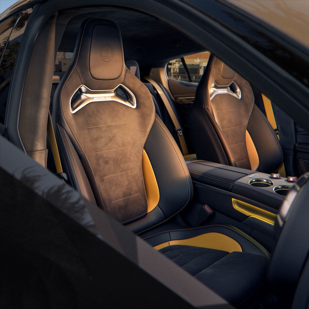 Wnętrze Mercedes-AMG GT 4-Door Coupé.