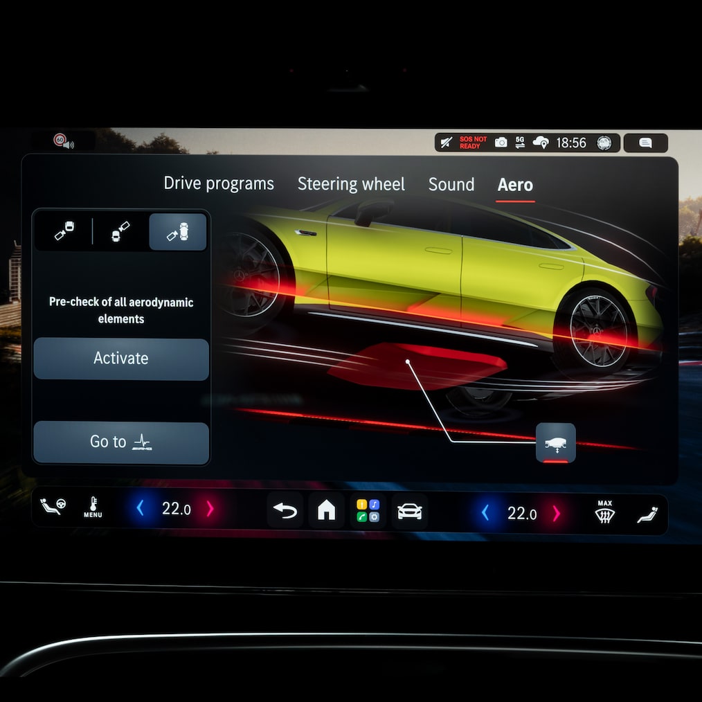 Podwozie modelu Mercedes-AMG GT 4‑Door Coupé.