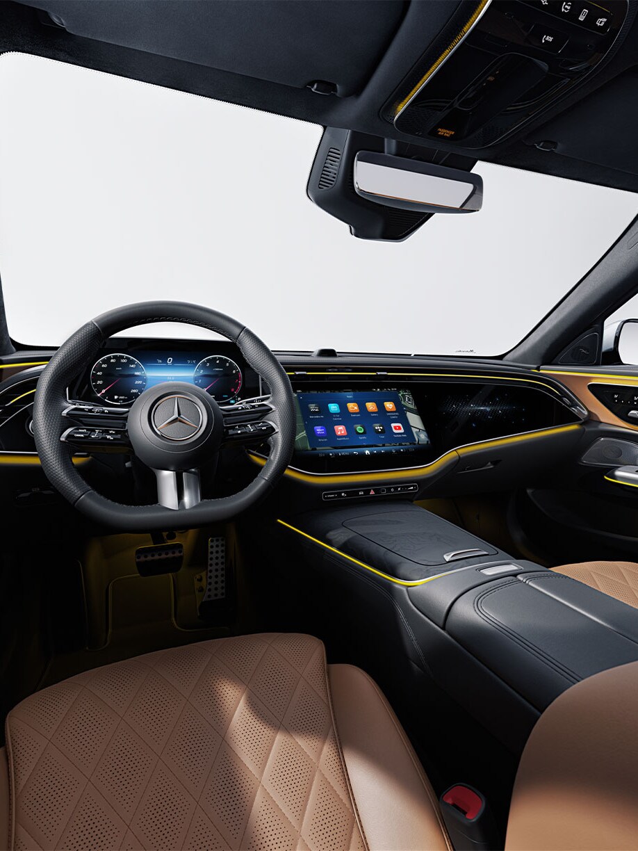 Skórzane wnętrze modelu Klasy E Kombi..