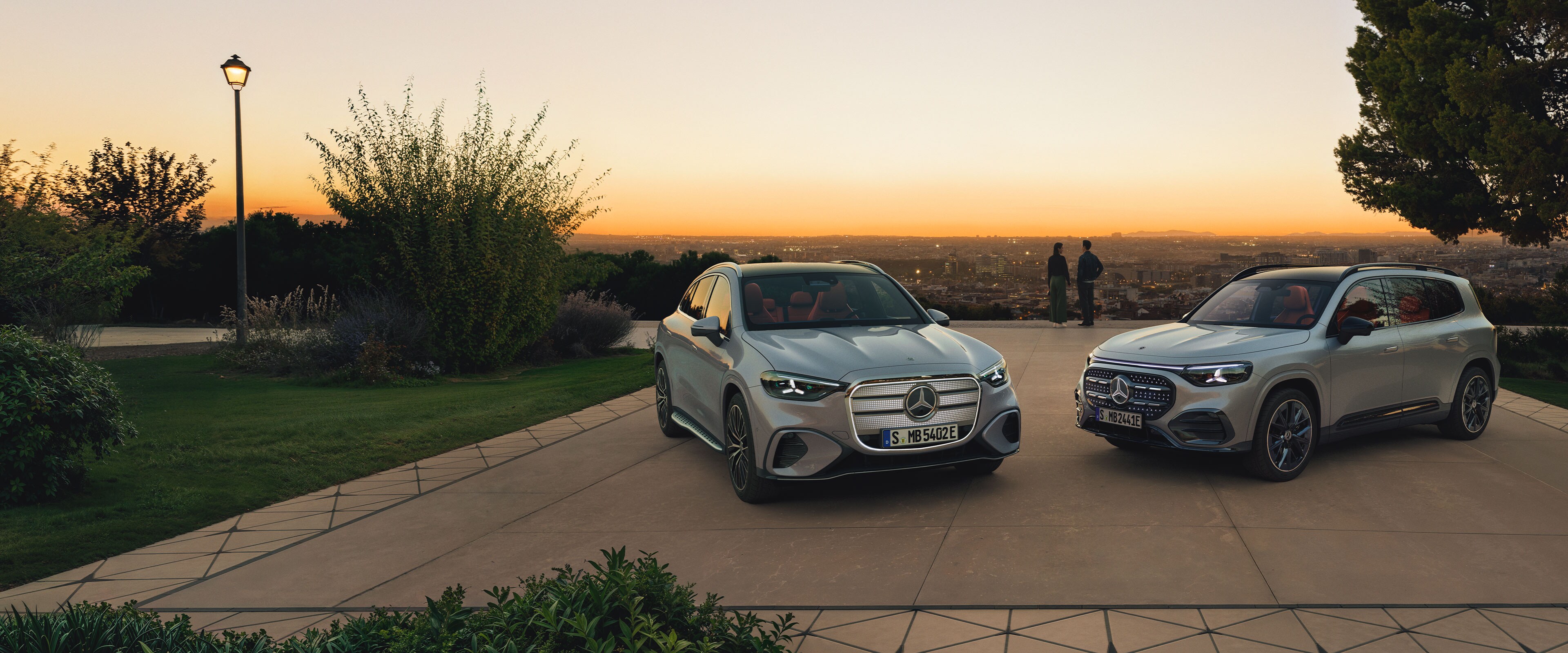 Widok z przodu nowego modelu Mercedes-Benz GLC.
