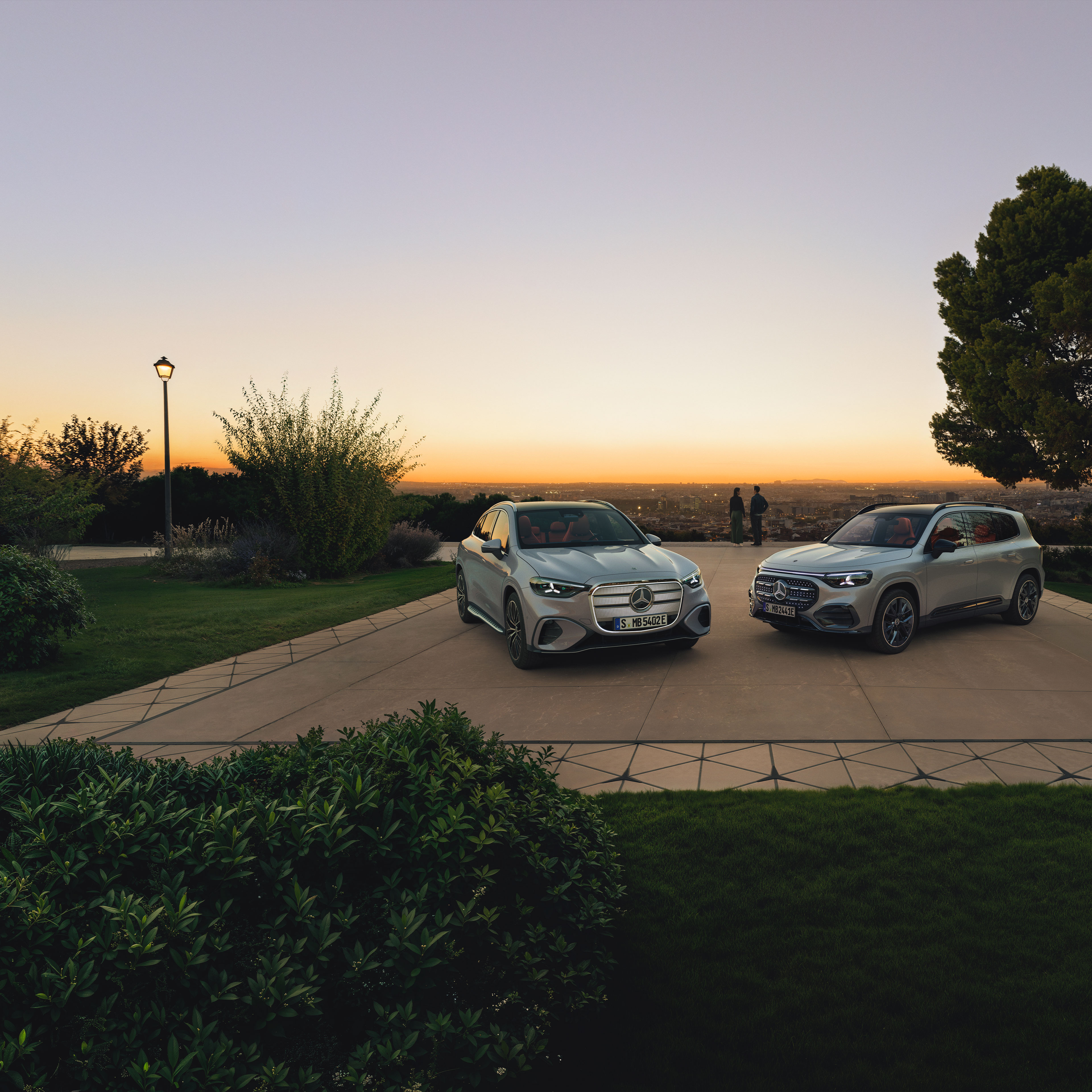 Modele SUV | Samochody pasażerskie | Mercedes-Benz Widok z przodu nowego modelu Mercedes-Benz GLC.