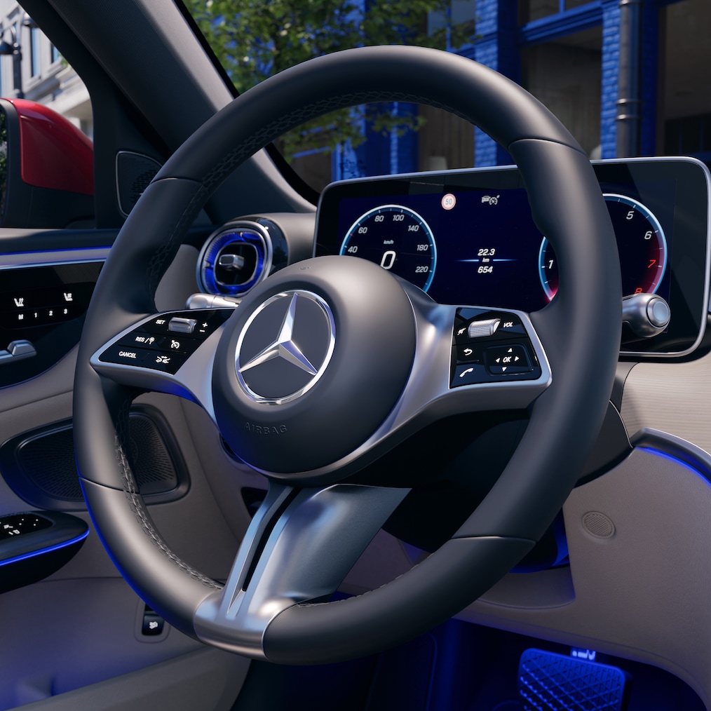 Nowa kierownica w Mercedes-Benz Klasie C Kombi.