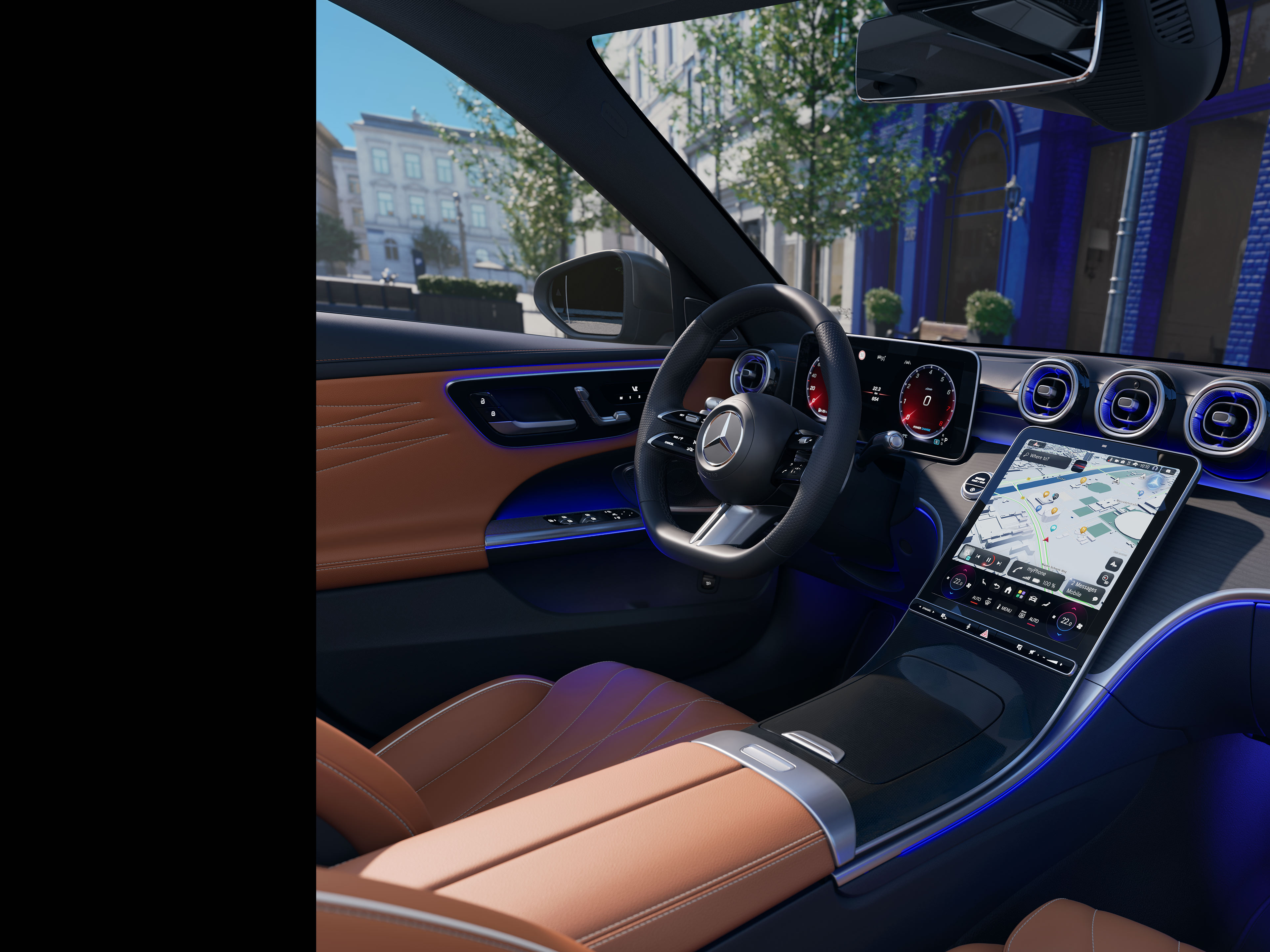 Wnętrze | Klasa C Limuzyna | Mercedes-Benz Wnętrze nowej Mercedes-Benz Klasy C Limuzyny