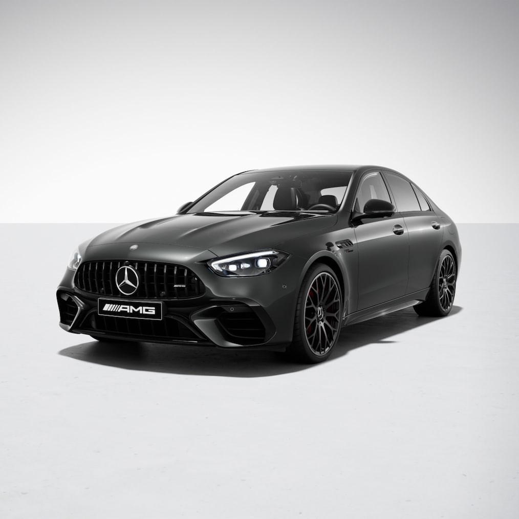Mercedes-AMG C 63 S E Performance 4MATIC+ Limuzyna w widoku z tyłu.