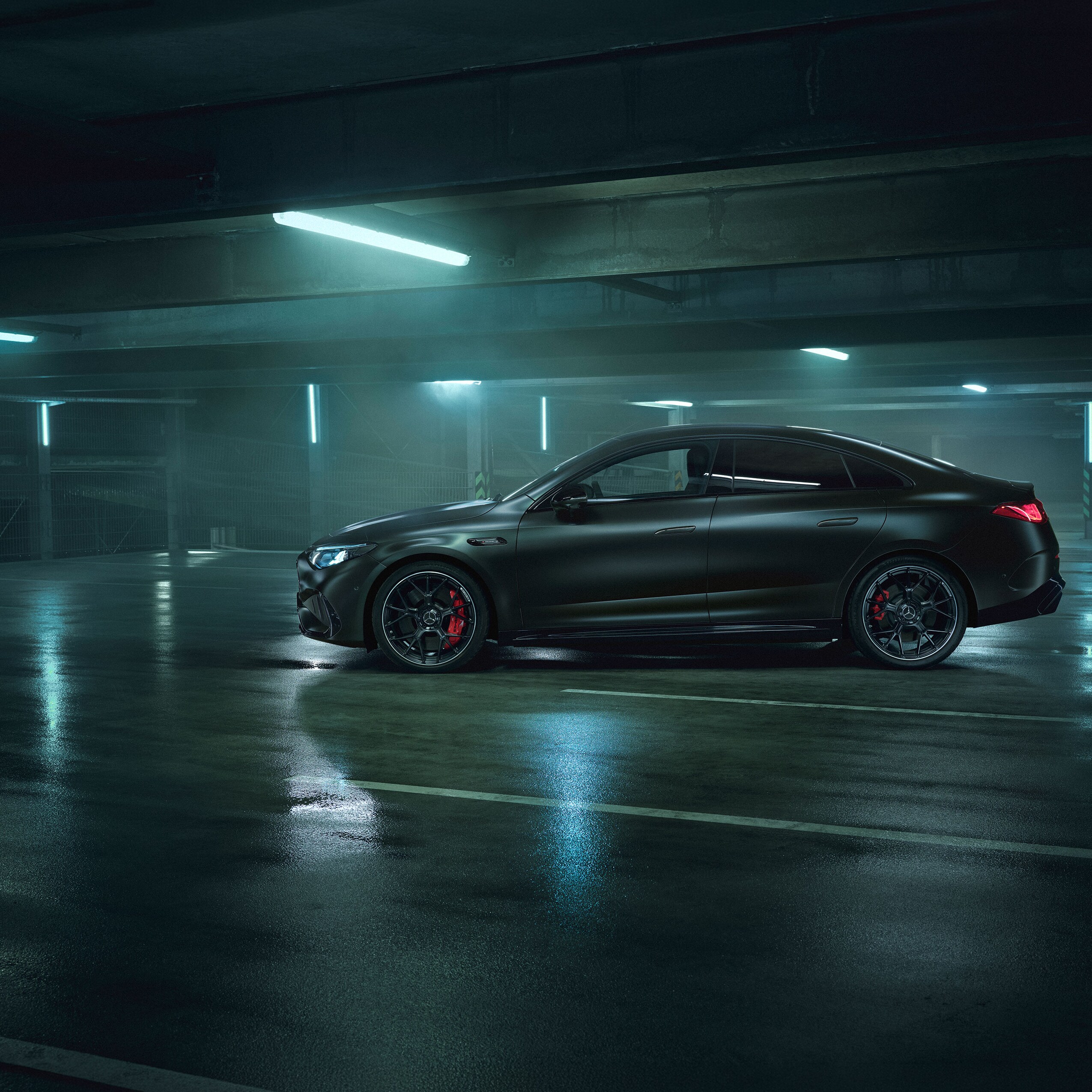 Nadwozie zupełnie nowego Mercedes-AMG CLA 45 4MATIC+ electric.