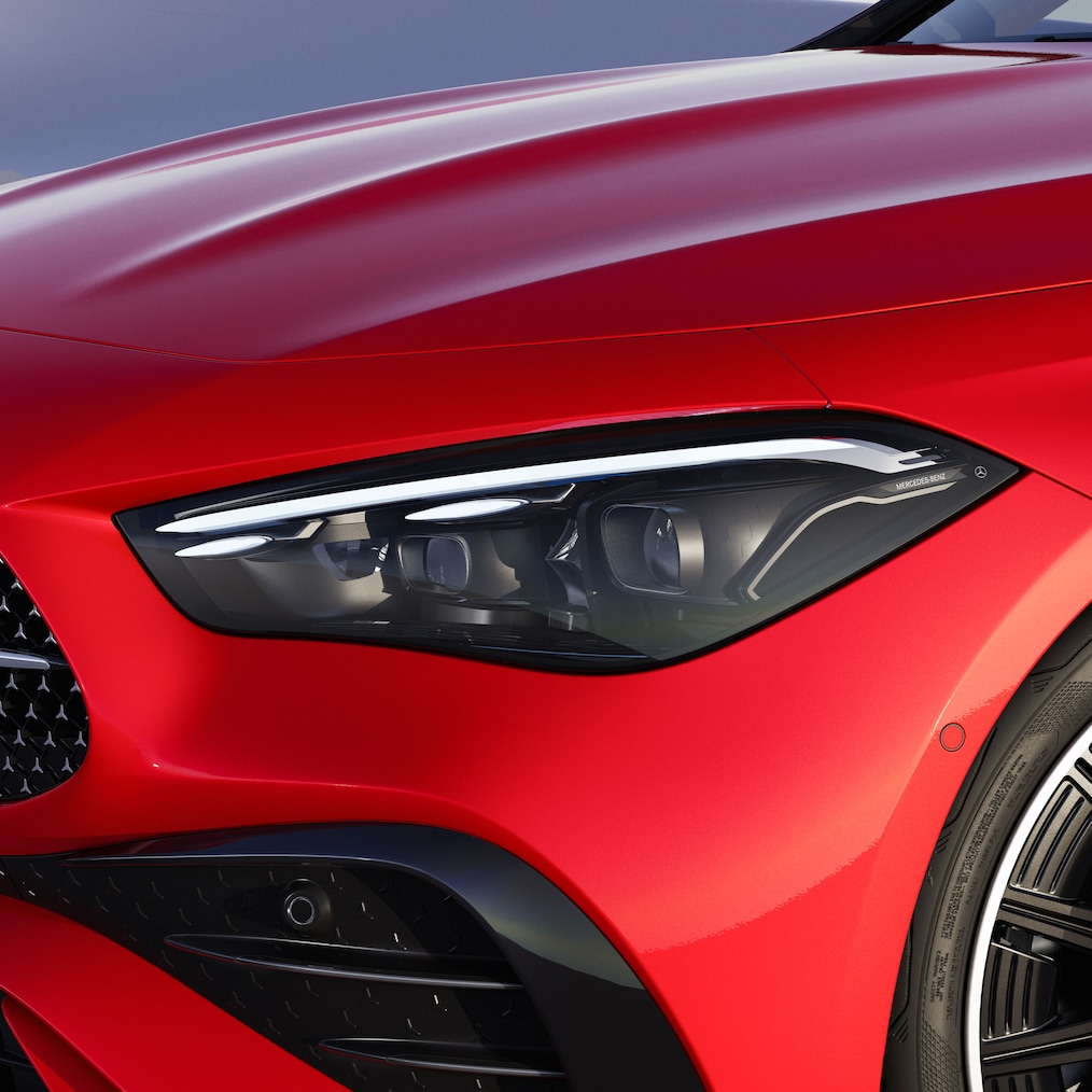 Reflektor z DIGITAL LIGHT modelu Mercedes-Benz CLE Coupé.