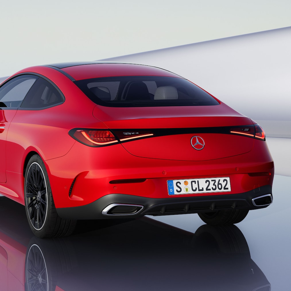 Stylistyka tyłu nowego Mercedes-Benz CLE Coupé.