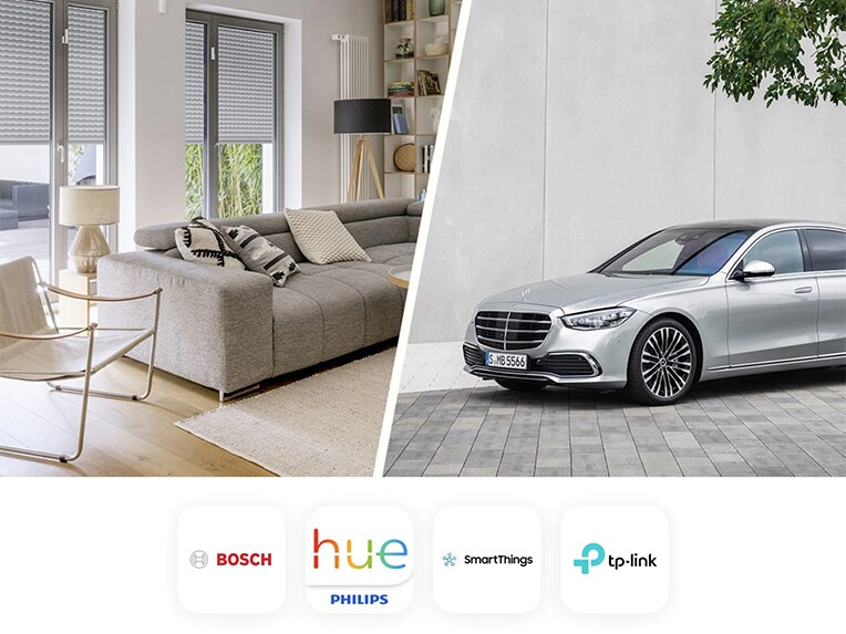 System Smart Home w nowej limuzynie Klasy E.