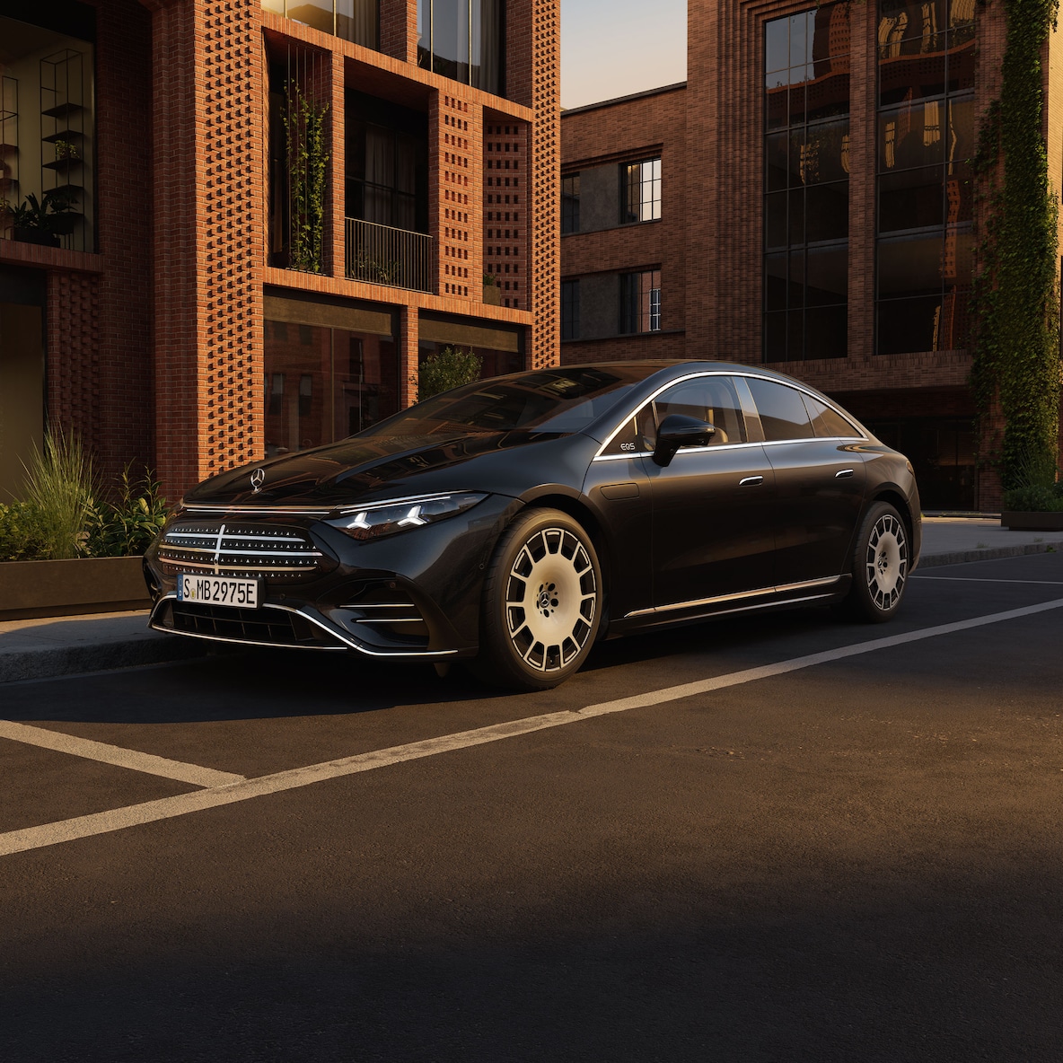 Nadwozie nowego, całkowicie elektrycznego modelu EQS marki Mercedes-Benz.