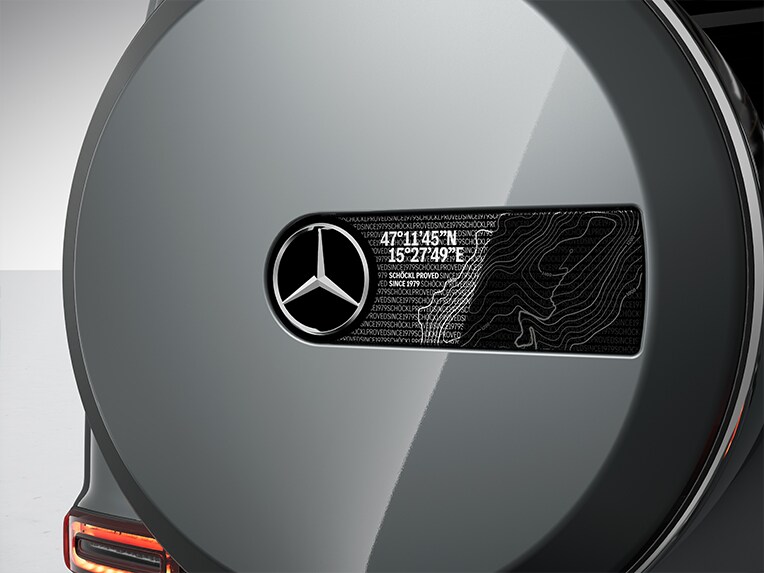 Elektryczny model Mercedes-Benz Klasa G z pakietem stylizacyjnym MANUFAKTUR Schöckl.