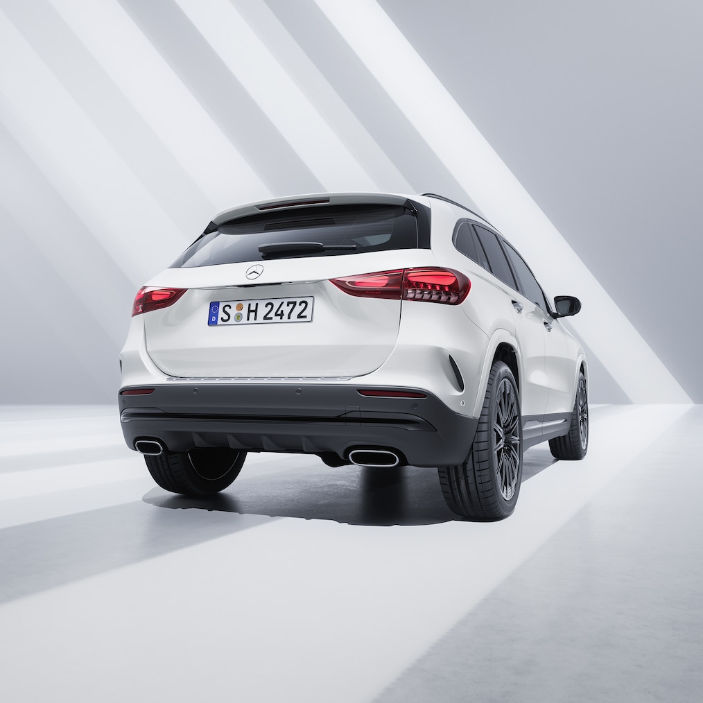 Mercedes-Benz GLA - widok z tyłu.