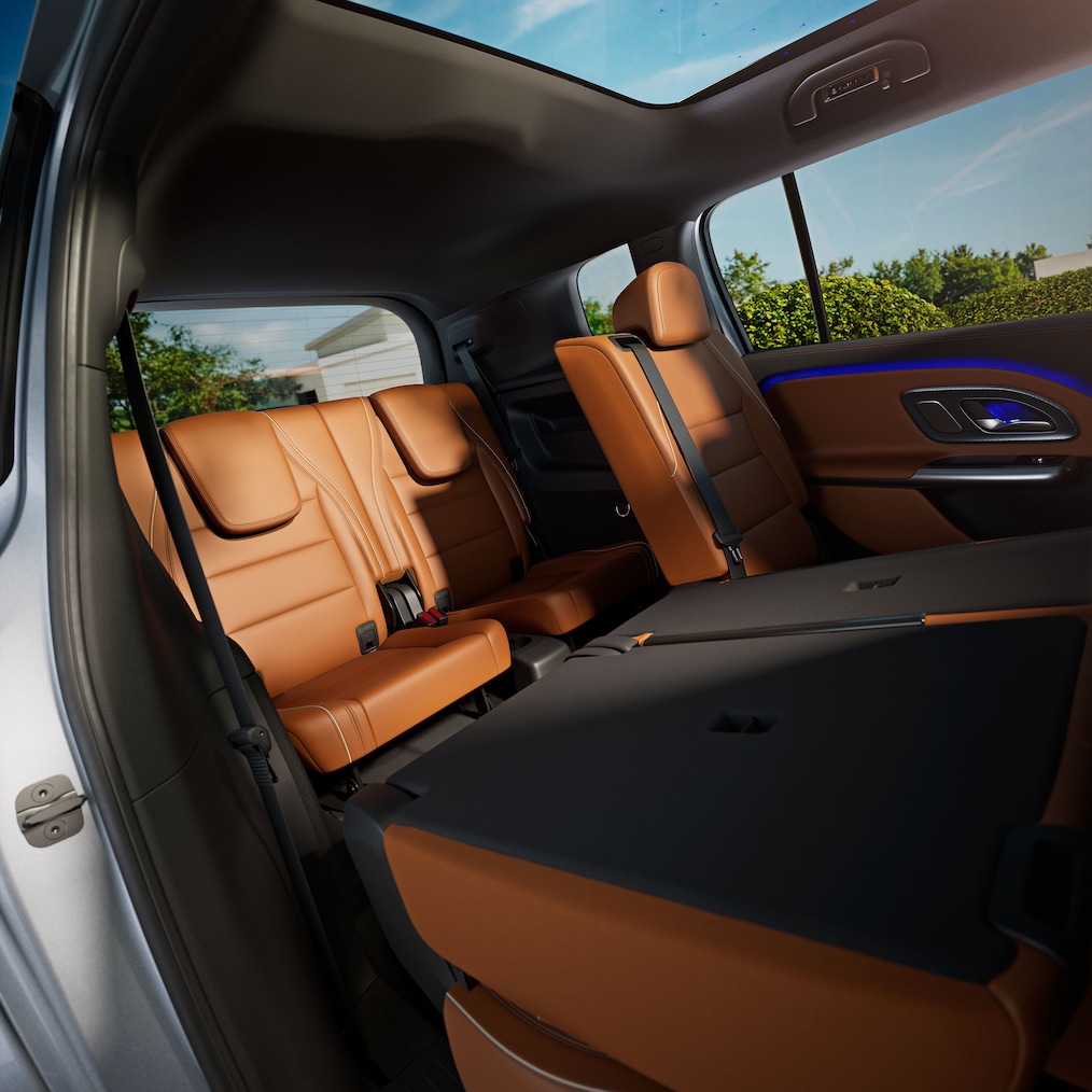 Wnętrze nowego, elektrycznego modelu GLB.