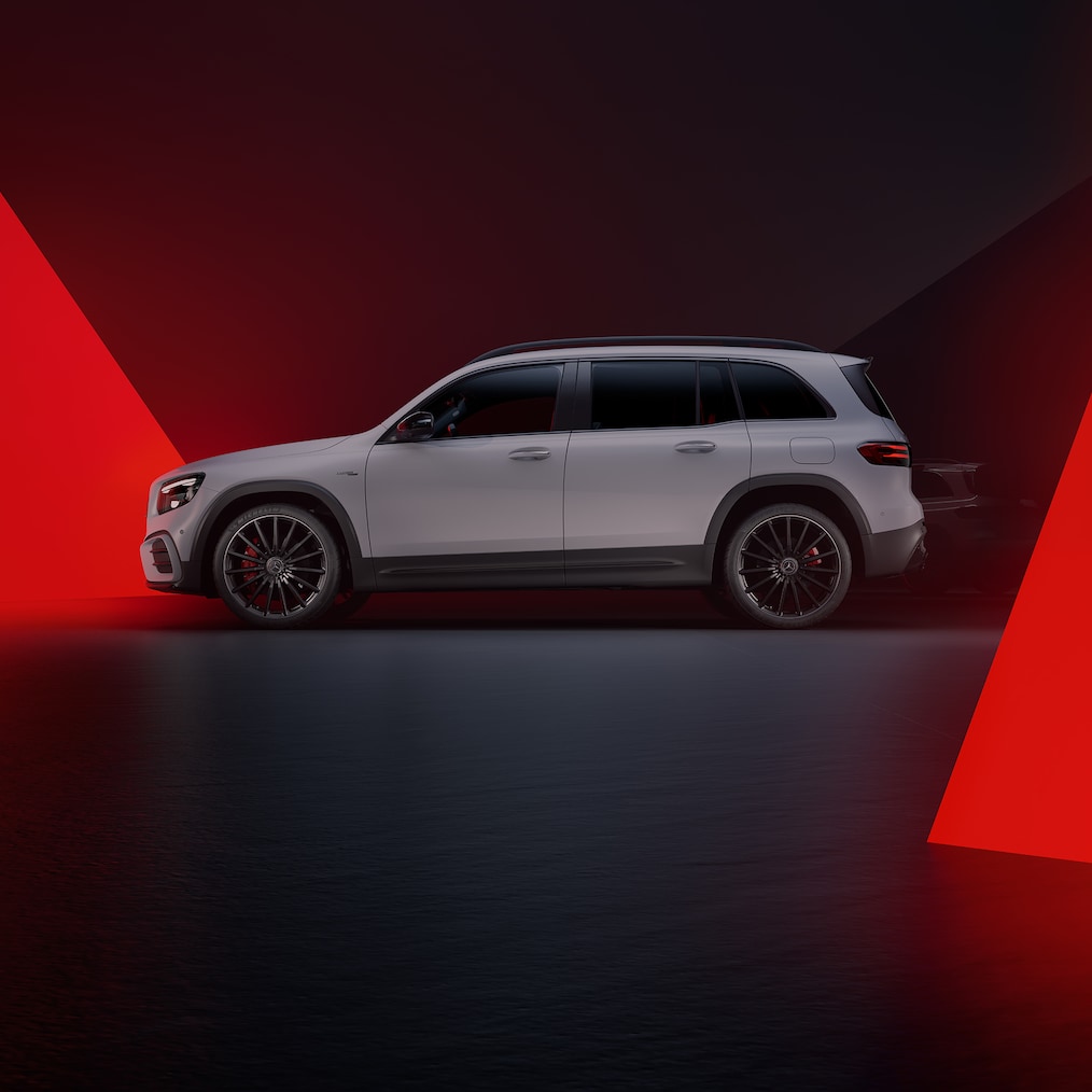 Mercedes-AMG GLB z pakietem AMG Design Plus.