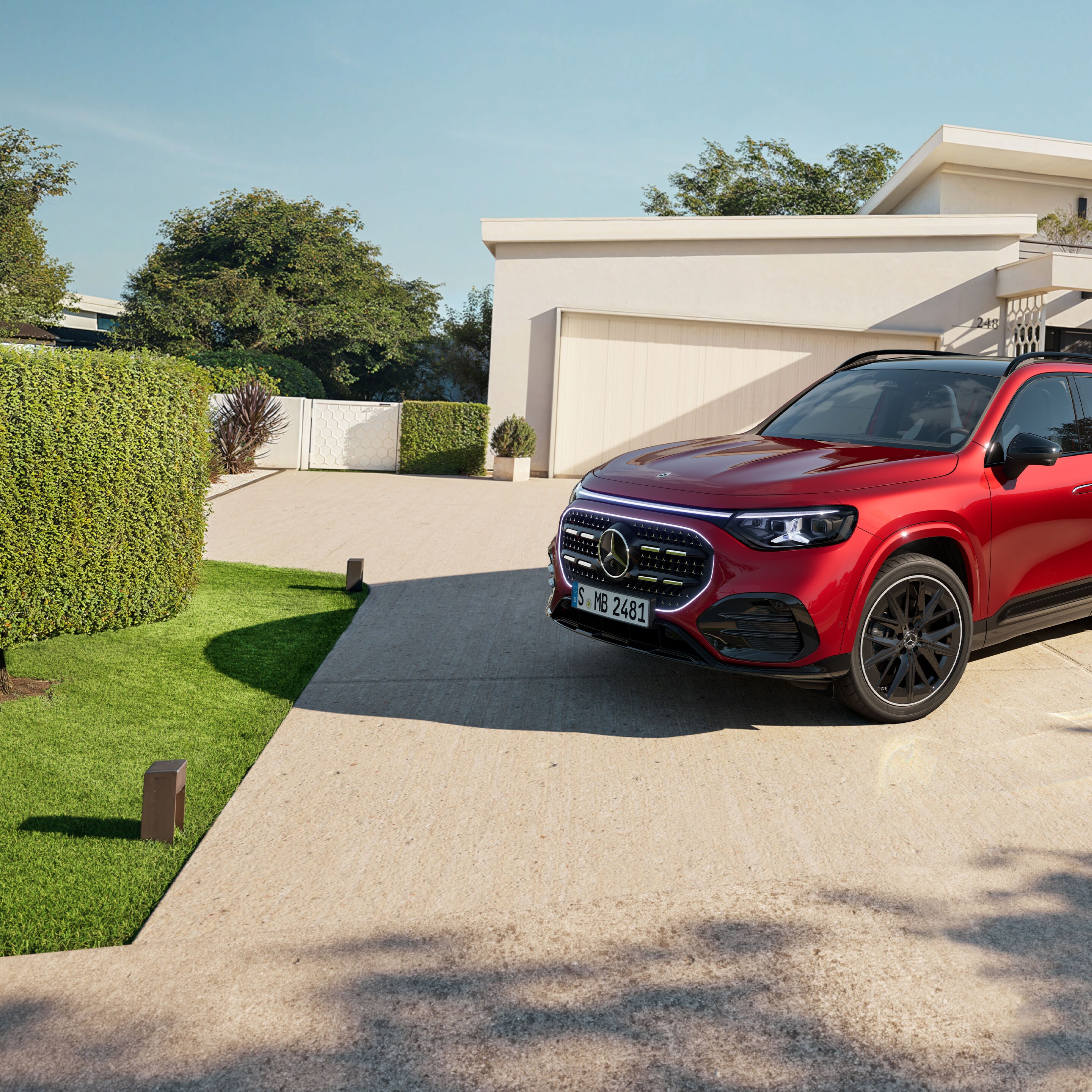 Nadwozie nowego modelu GLB marki Mercedes-Benz.