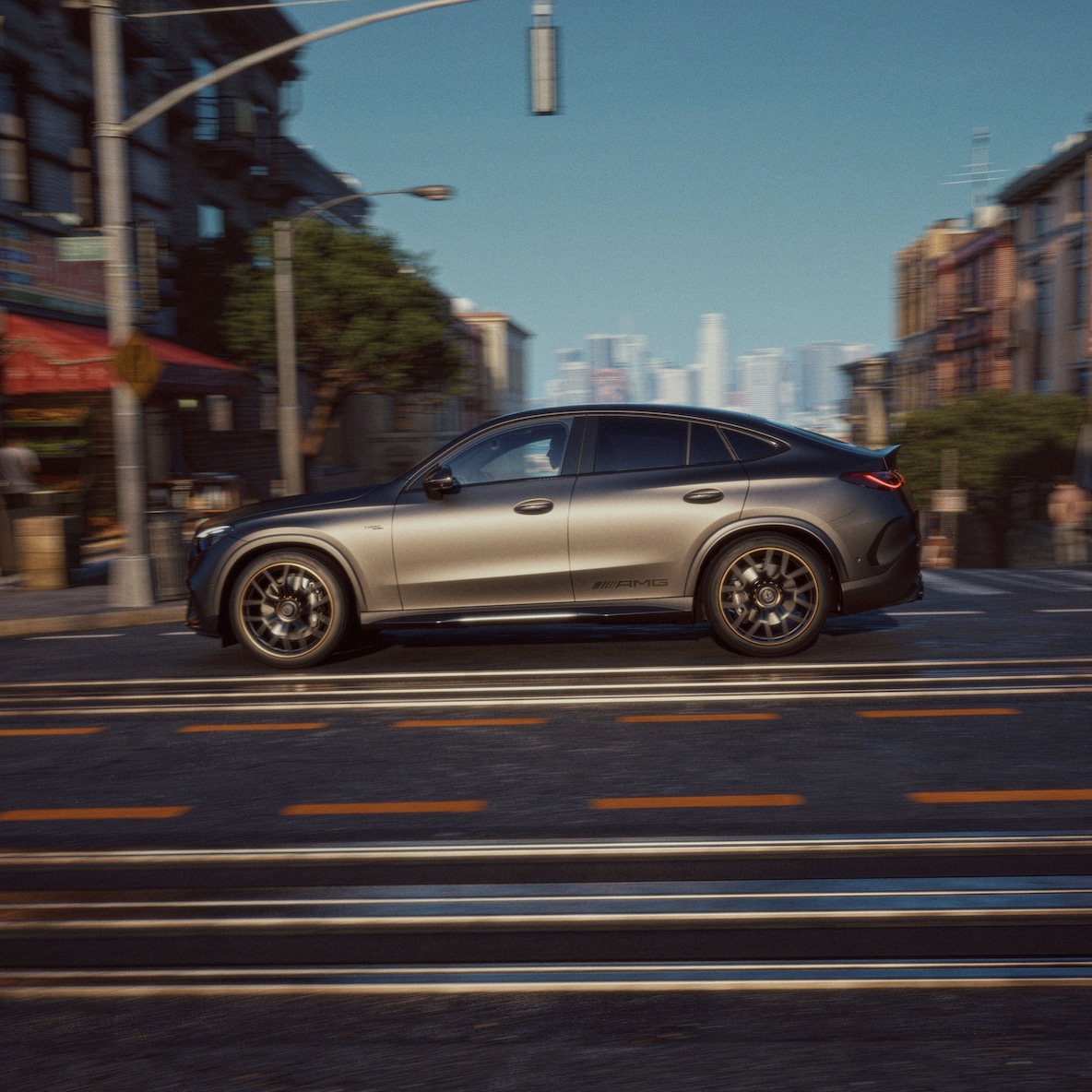 Sportowy design coupe nowego modelu Mercedes-AMG GLC.