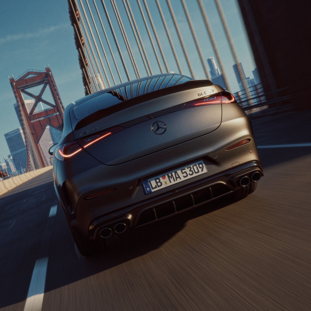 Układ napędowy nowego modelu Mercedes-AMG GLC Coupé.