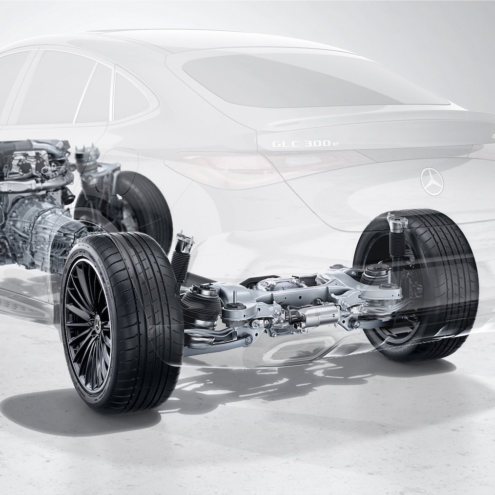 Podwozie Mercedes-Benz GLC.