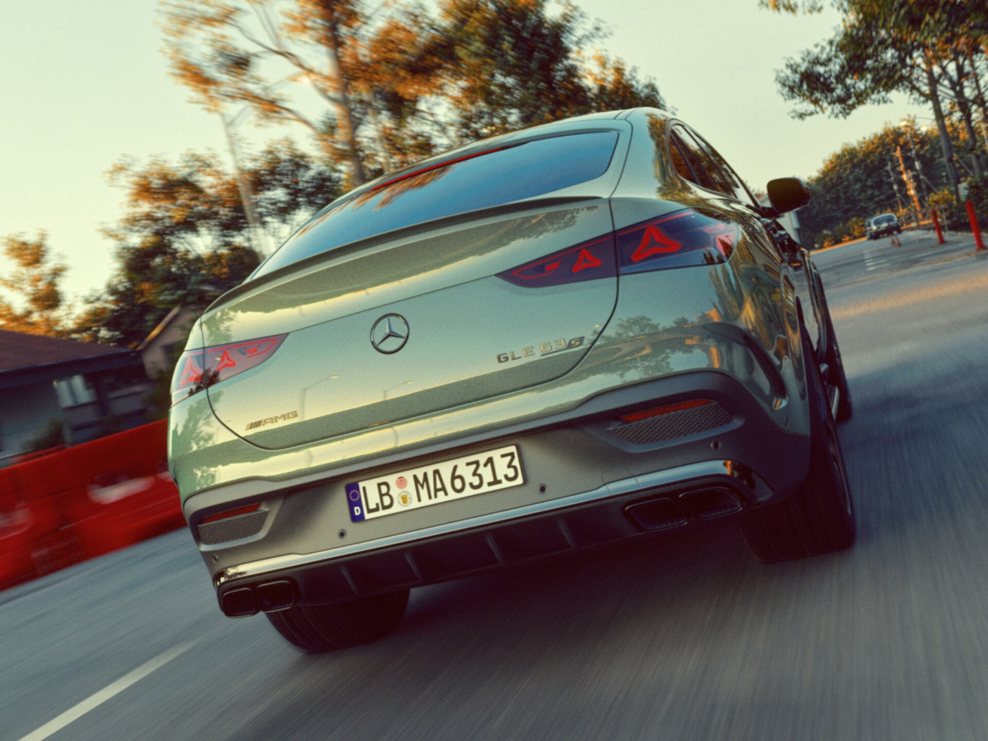 Nowy wygląd tylnej części nadwozia Mercedes-AMG GLE 63 S Coupé.