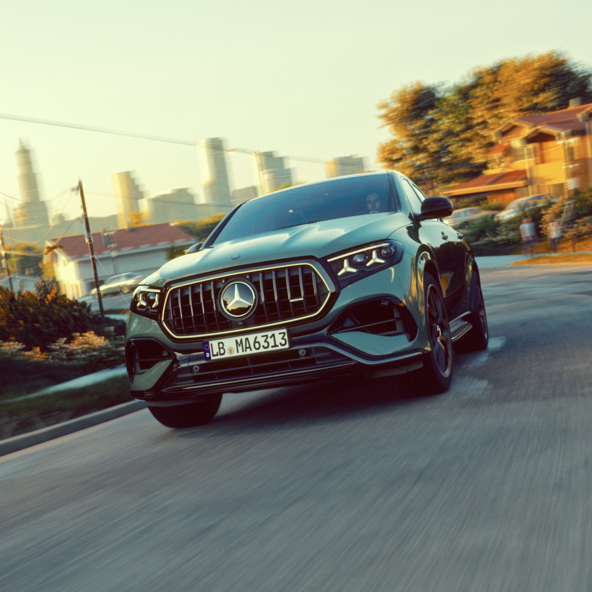 Nowy wygląd przedniej części nadwozia Mercedes-AMG GLE 63 S Coupé.