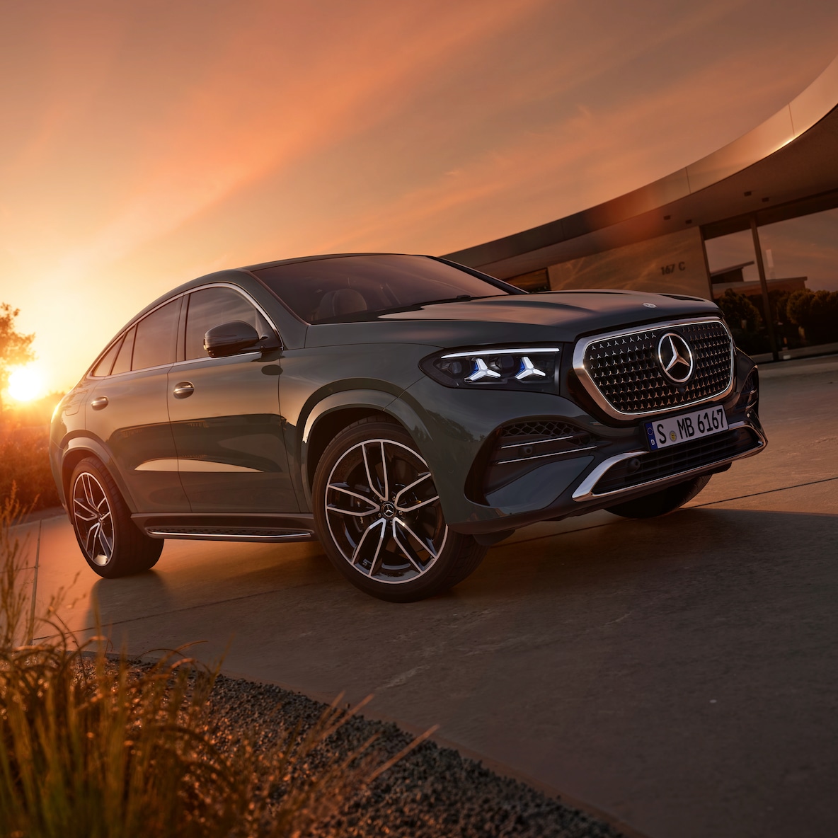 Sportowe nadwozie nowego modelu Mercedes-Benz GLE Coupé. 
