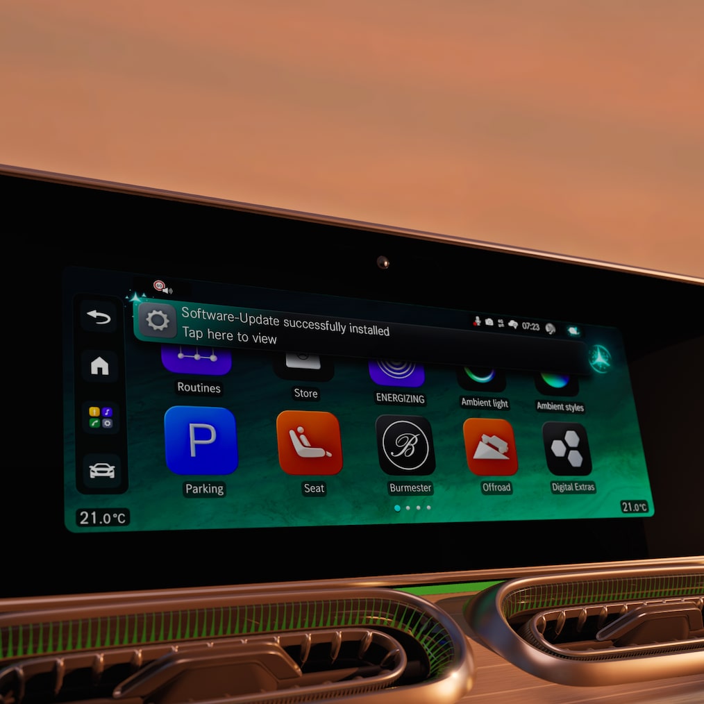System operacyjny Mercedes‑Benz (MB.OS) w nowym modelu GLE Coupé .