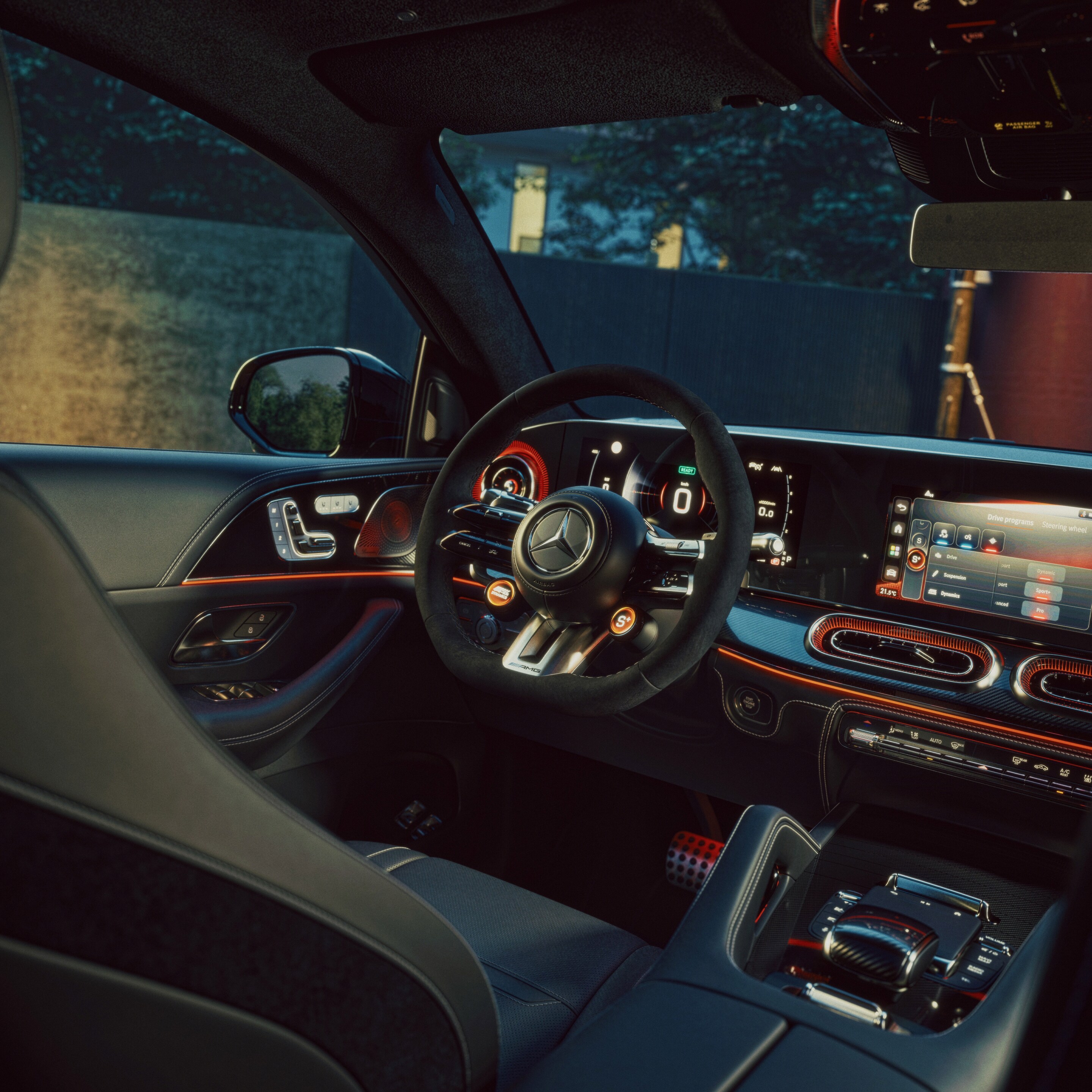 Wnętrze nowego modelu Mercedes-AMG GLE Coupé