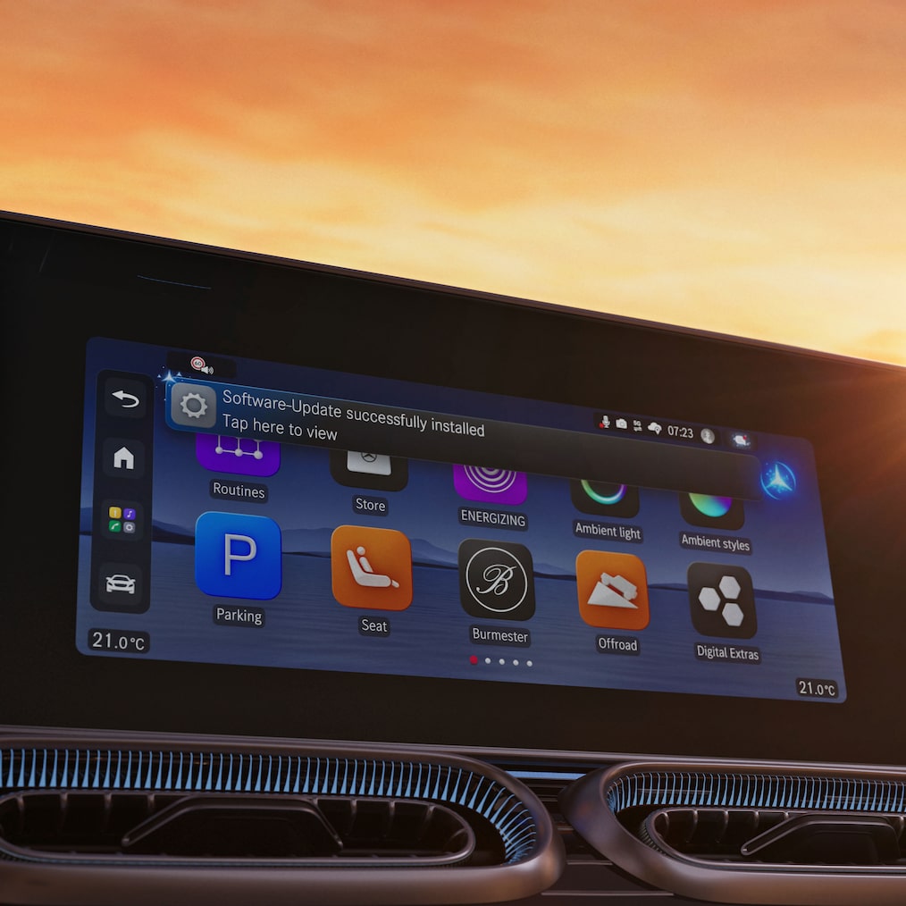 System operacyjny Mercedes‑Benz (MB.OS) w nowym modelu GLE Mercedes‑Benz.