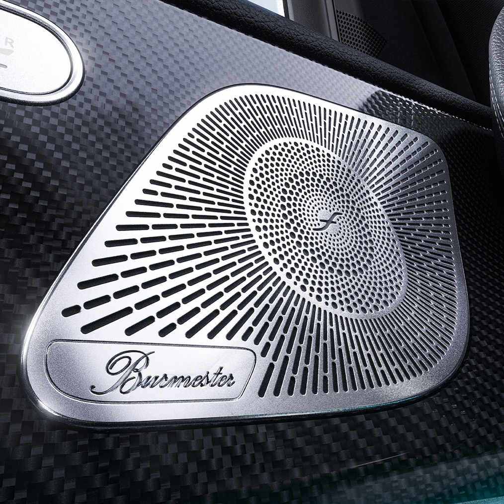 Głośniki systemu nagłaśniającego Burmester® Surround w Mercedes-Benz GLE.