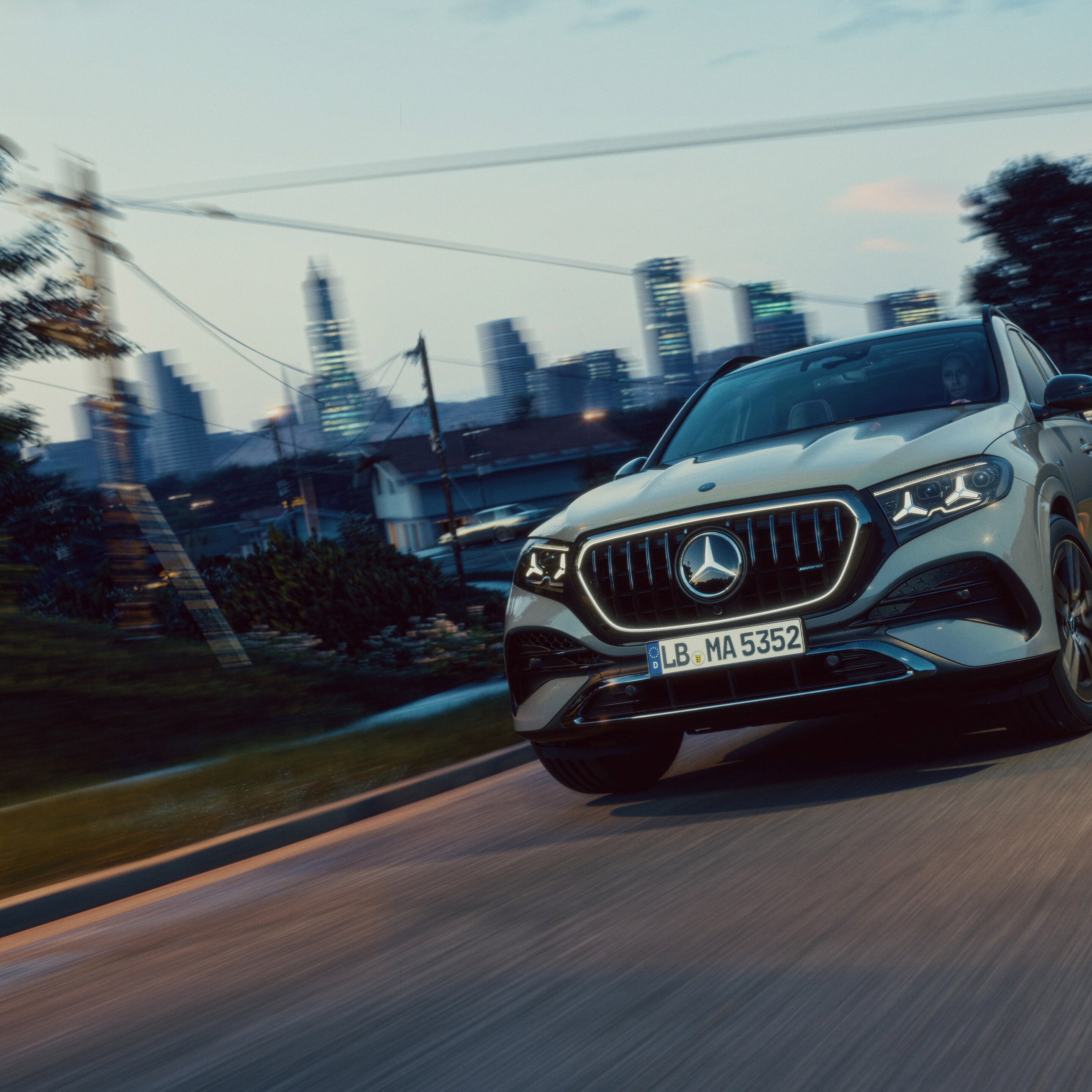 Nowy Mercedes-AMG GLE w widoku z przodu