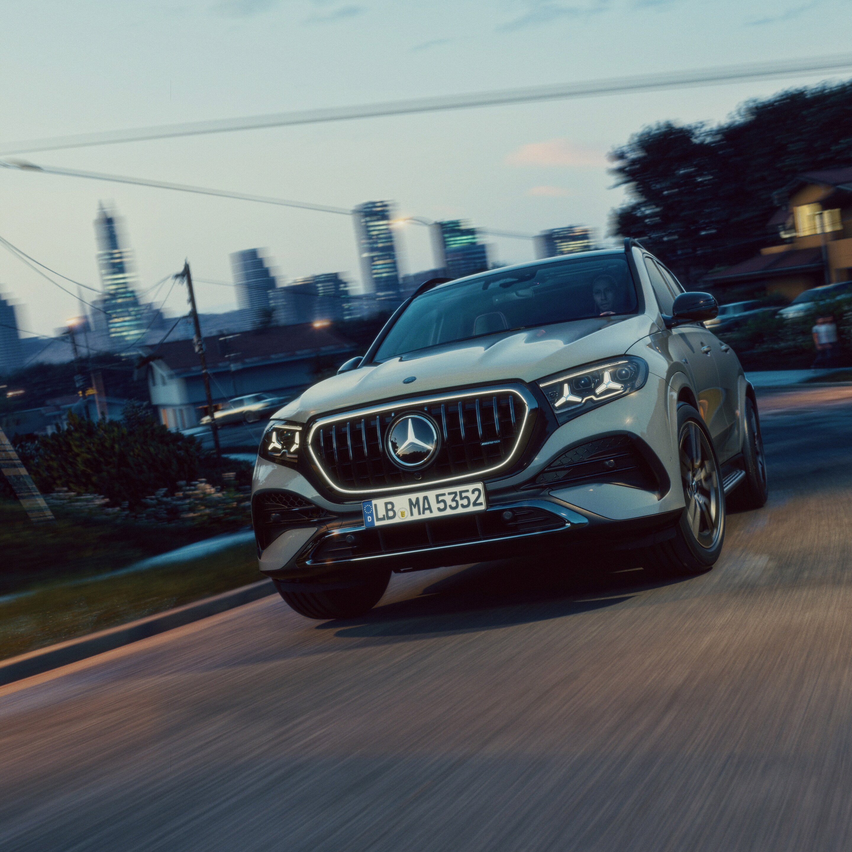Nowy Mercedes-AMG GLE w widoku z przodu