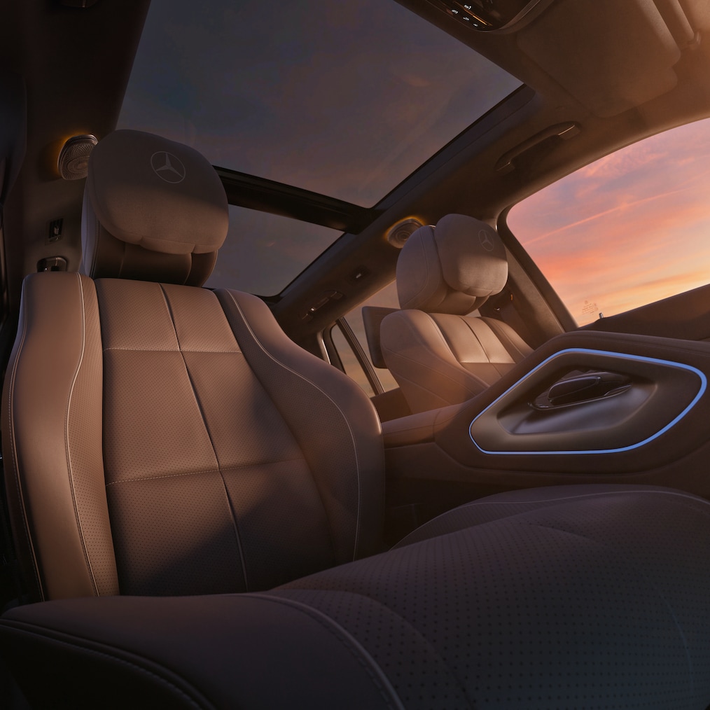 Tapicerka nowego Mercedes-Benz GLS.