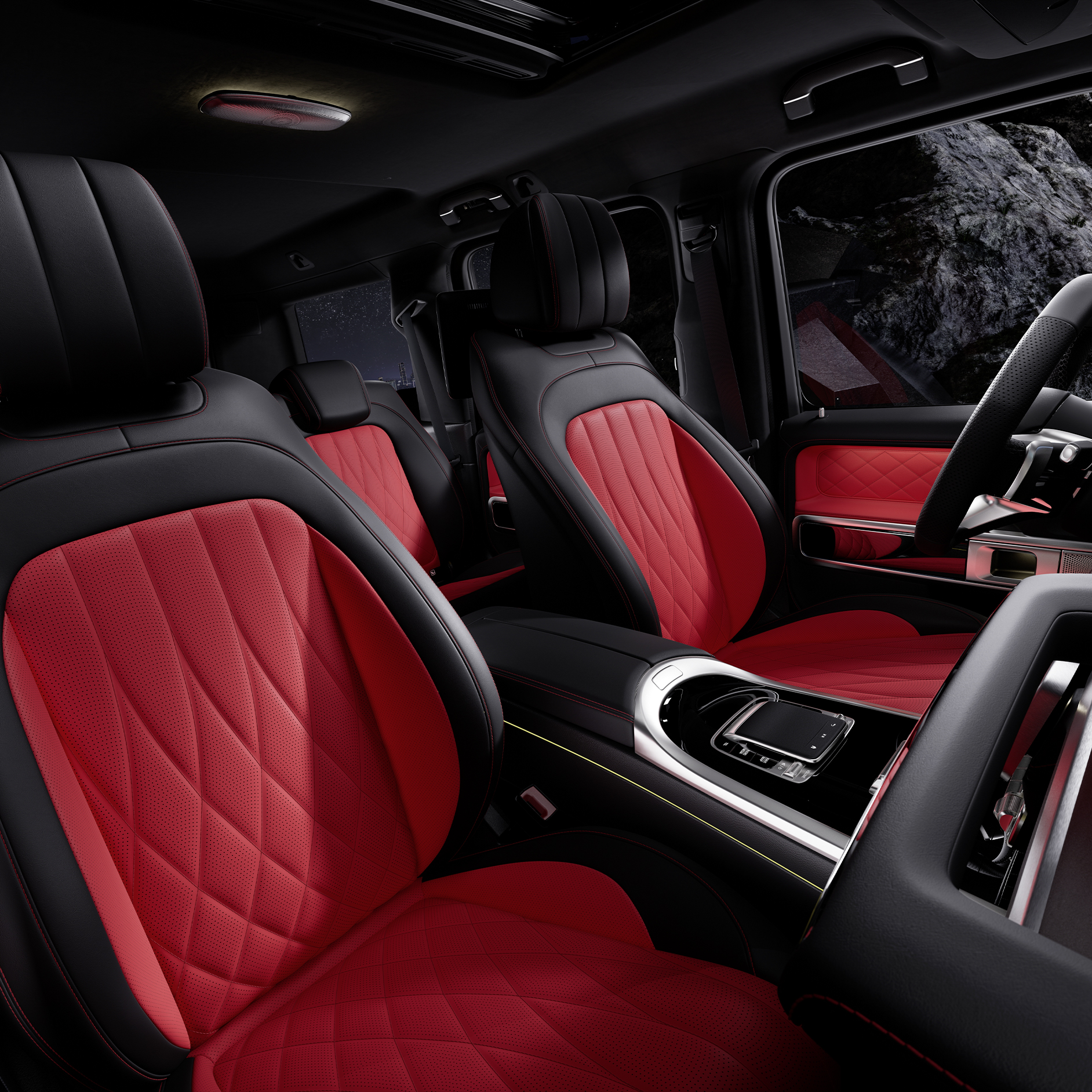 Wnętrze | Świat Klasy G | Mercedes-Benz Wnętrze Mercedes-Benz Klasa G.