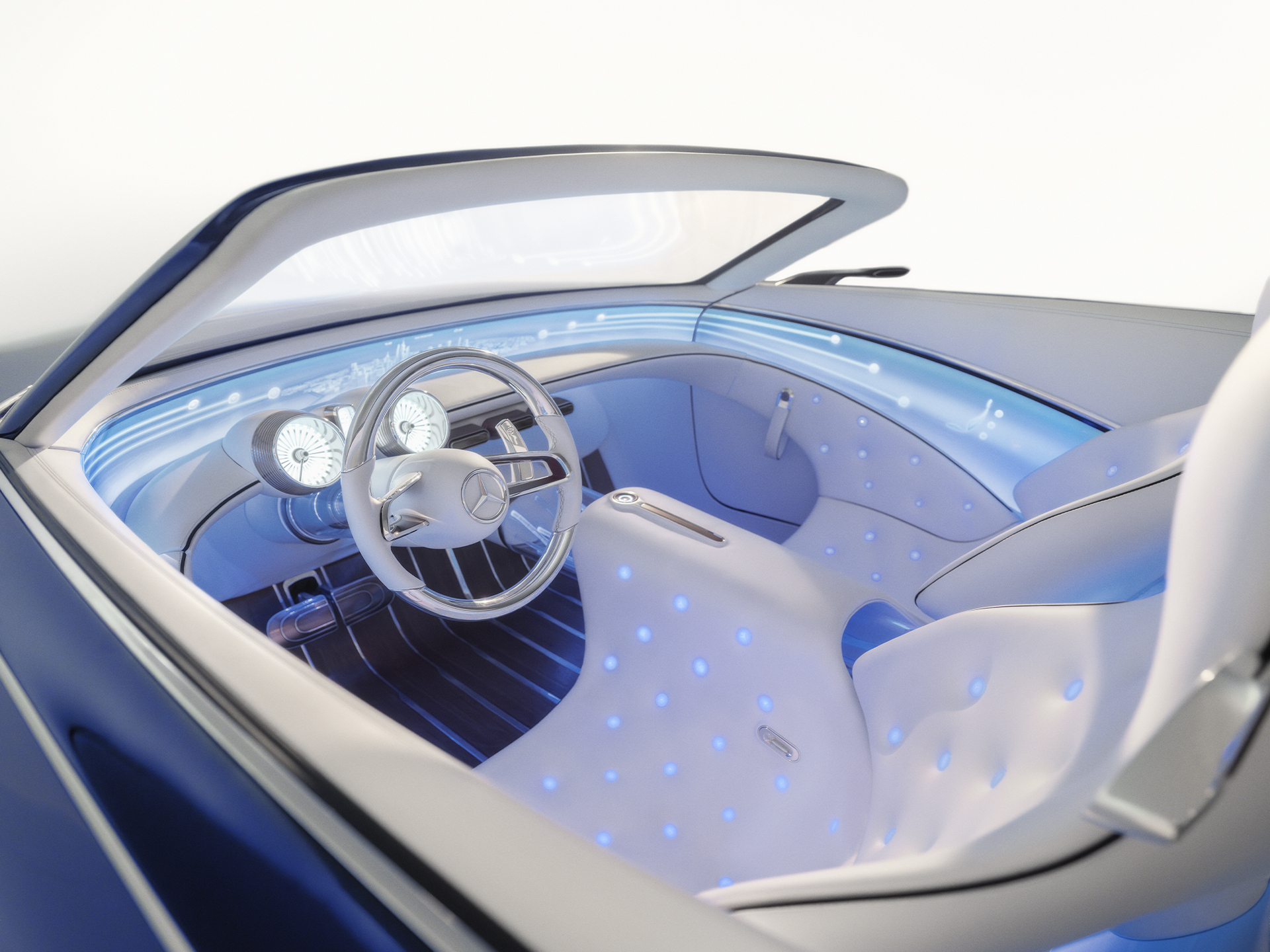 Przyszłość | Marka | Mercedes-Maybach Wizja wnętrza Mercedes-Maybach w przyszłości.