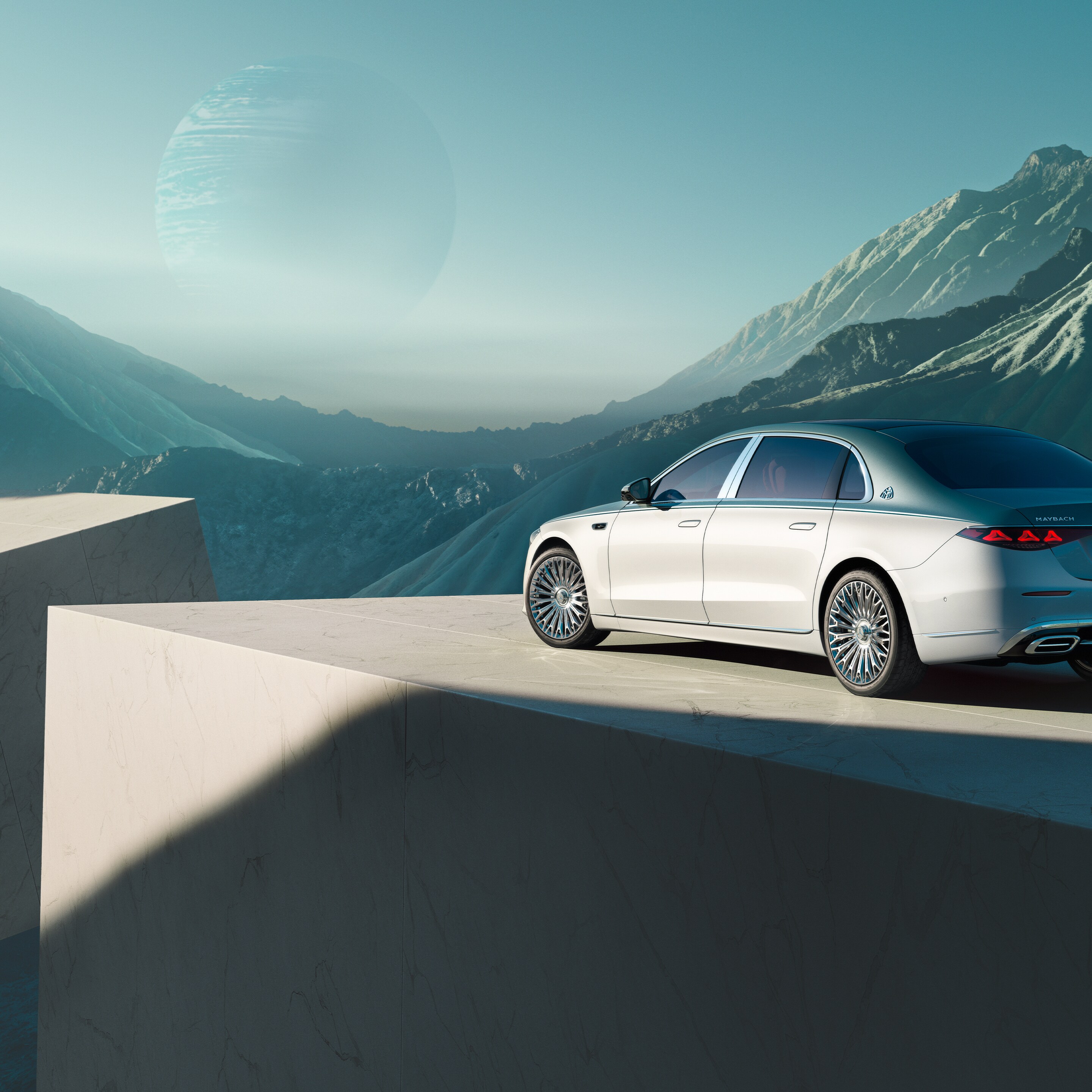 Mercedes-Maybach Klasa S – widok z boku.