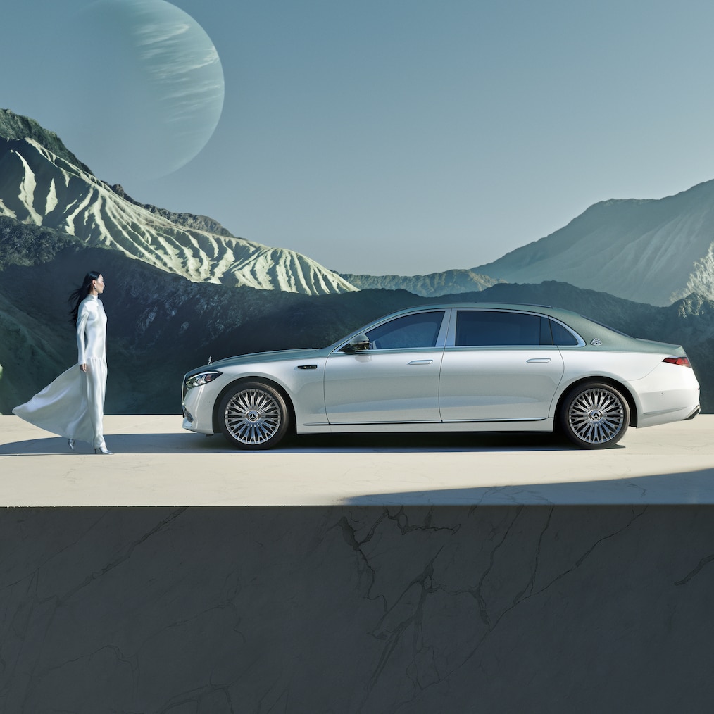 Lakierowanie dwukolorowe Mercedes-Maybach.