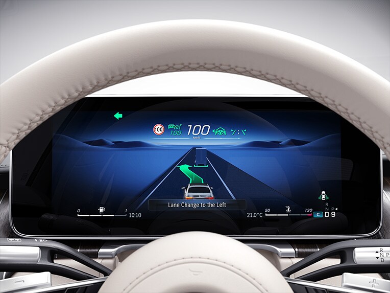 Wyświetlacz kierowcy 3D w Mercedesie-Maybach Klasy S.