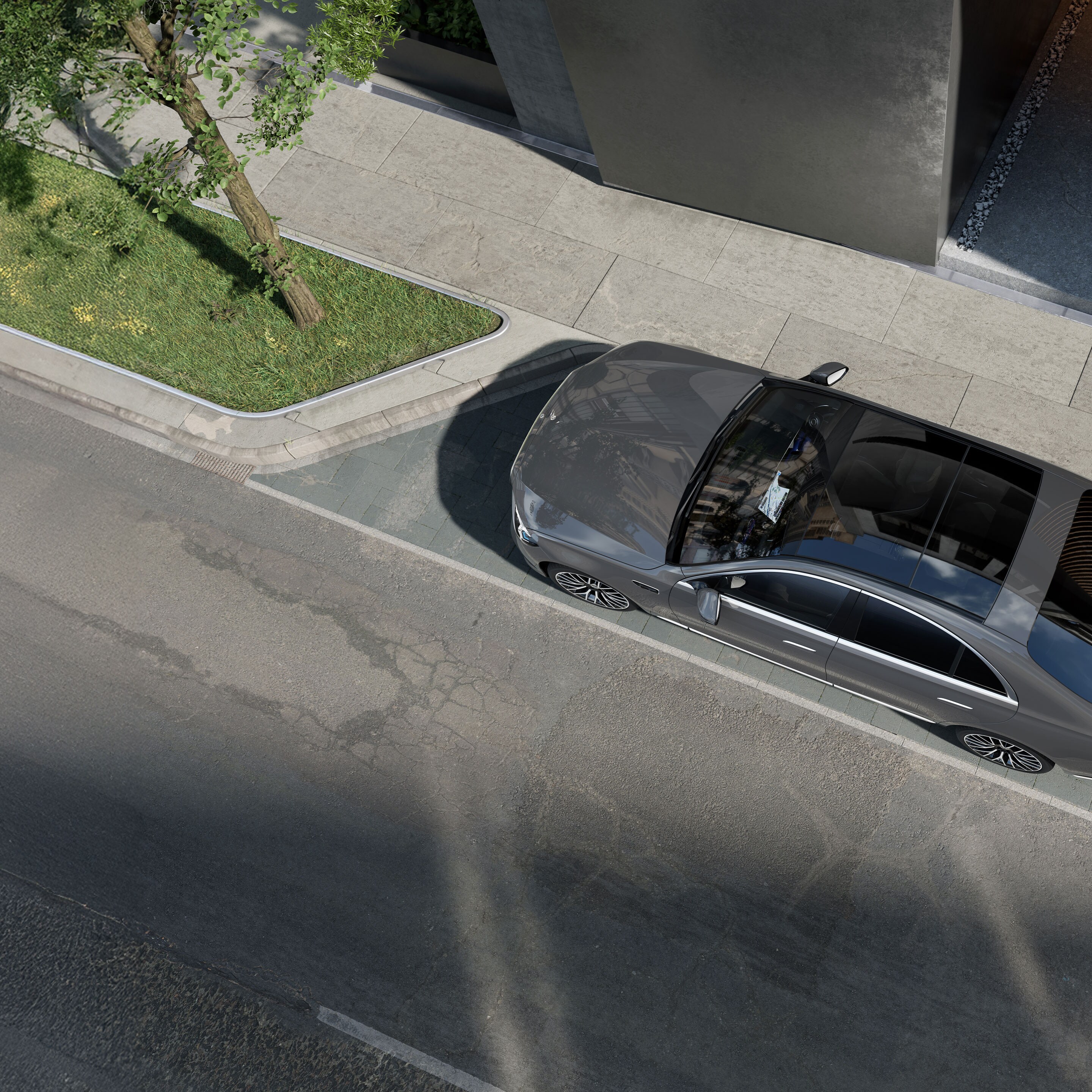 Nadwozie nowego modelu Klasy S Limuzyna Mercedes-Benz.