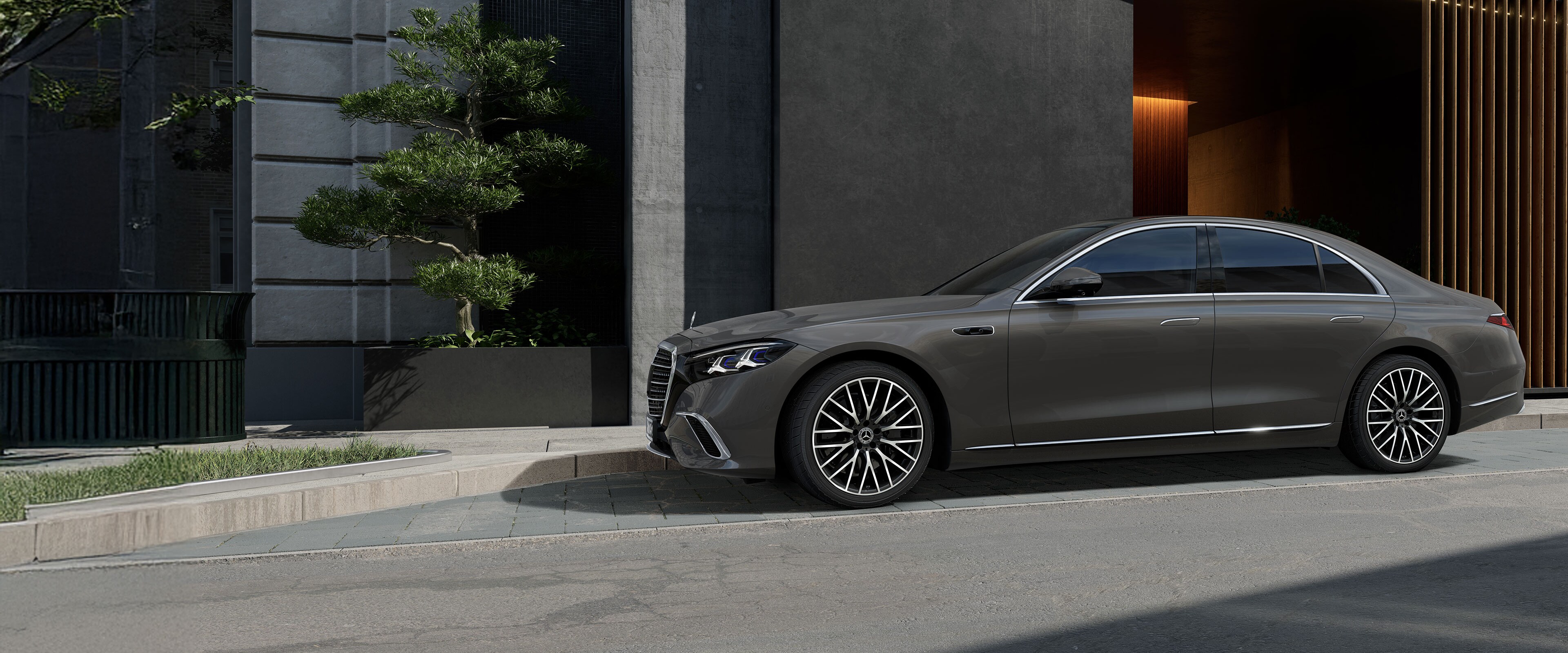 Nadwozie nowego modelu Klasy S Limuzyna Mercedes-Benz.